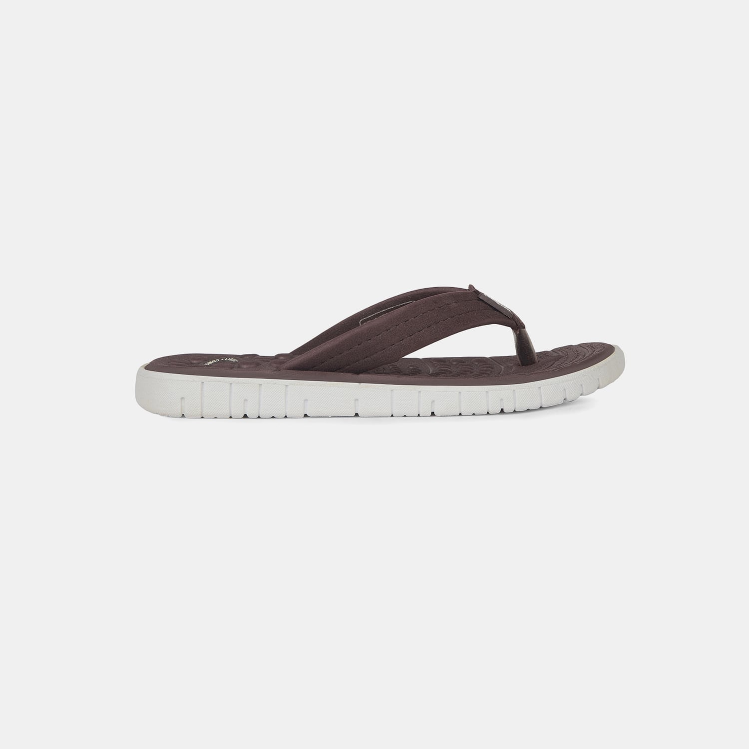 Bata dark brown flip flop thongs for men