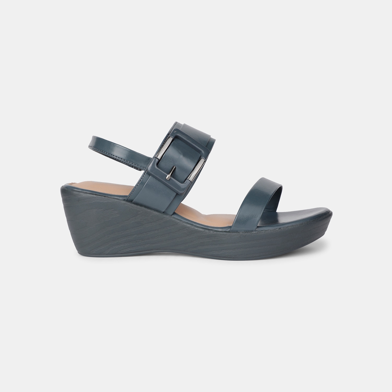Bata Navy Sandals For Women