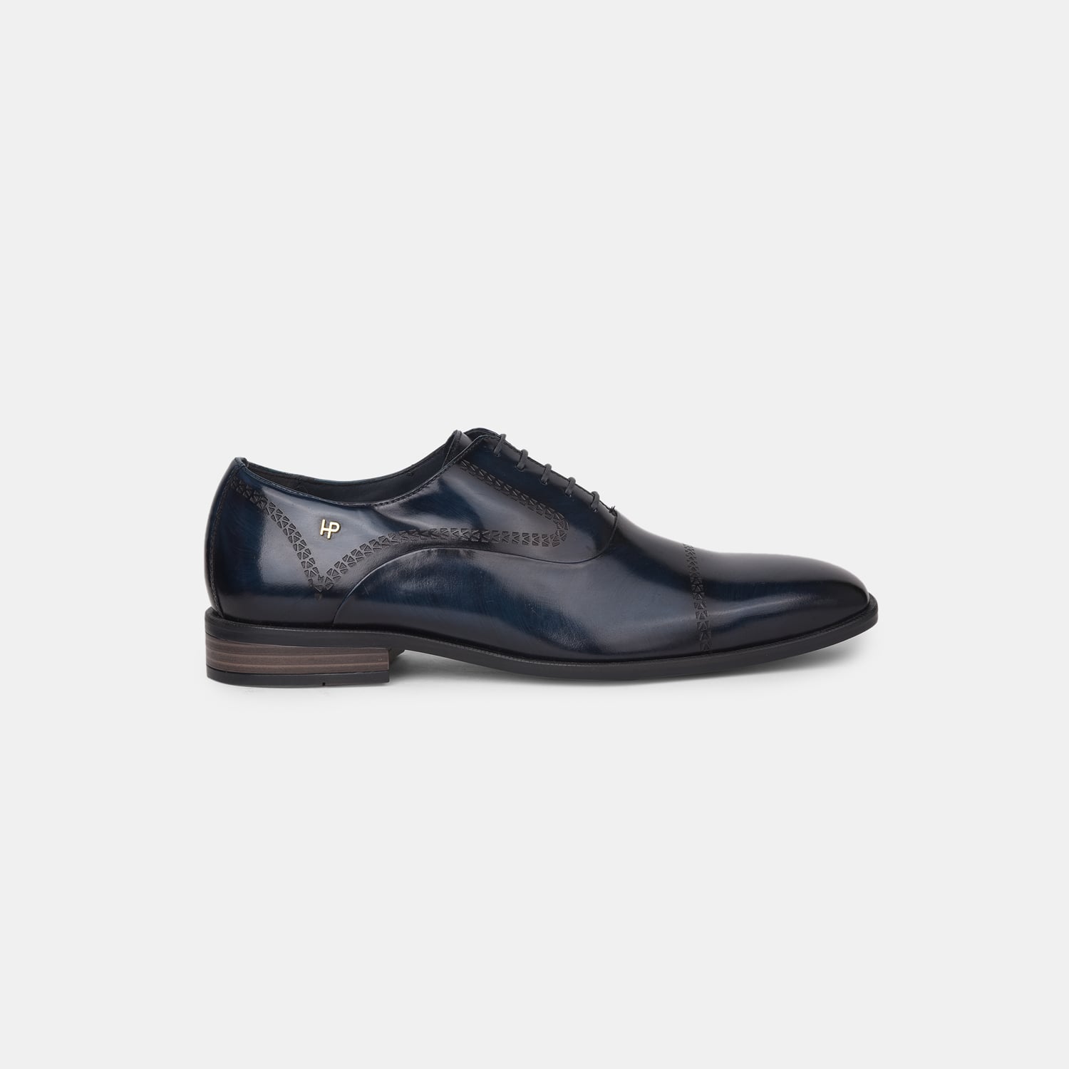 Hush Puppies Navy Oxford Formal Shoes For Men