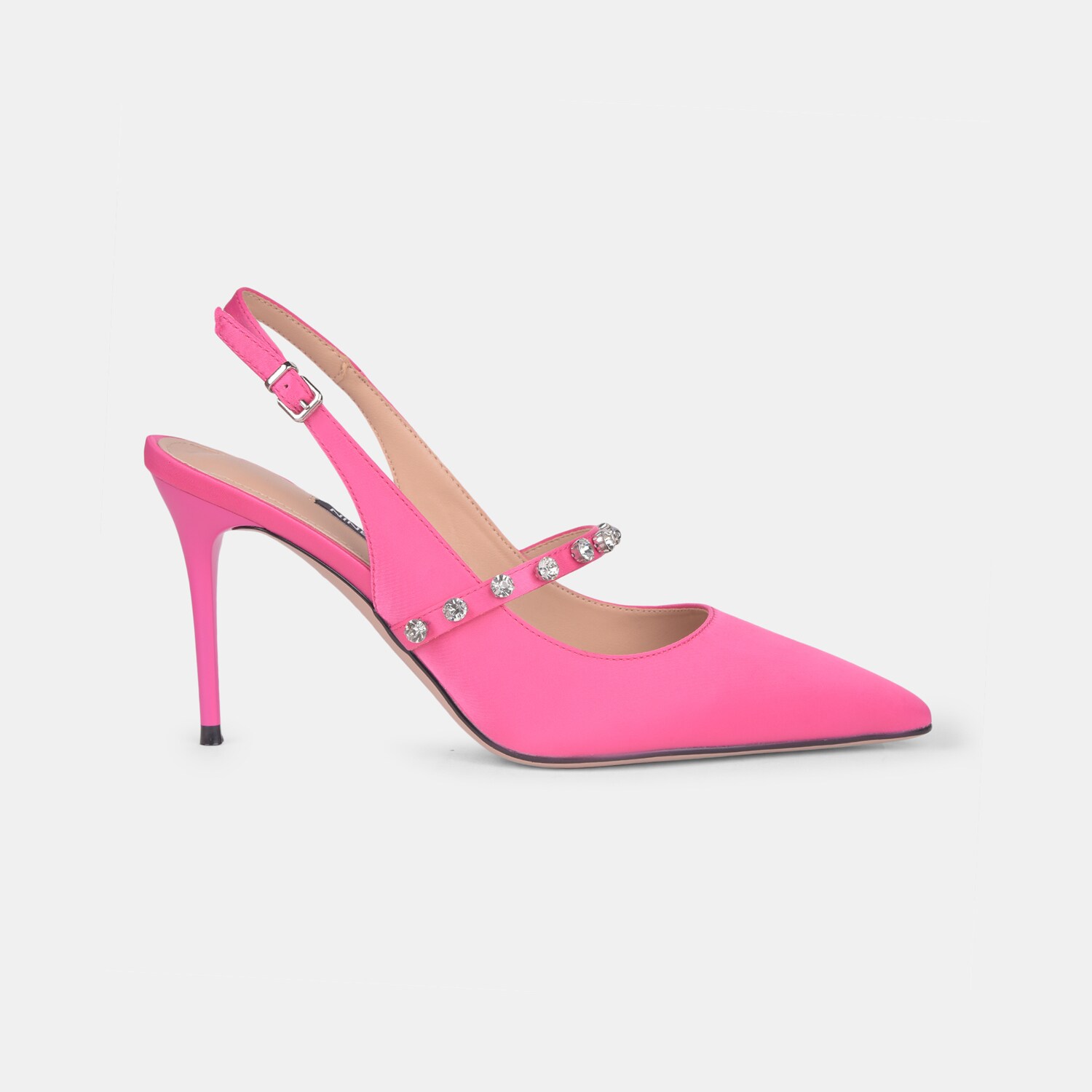 Nine west neon pink high heel pumps for women