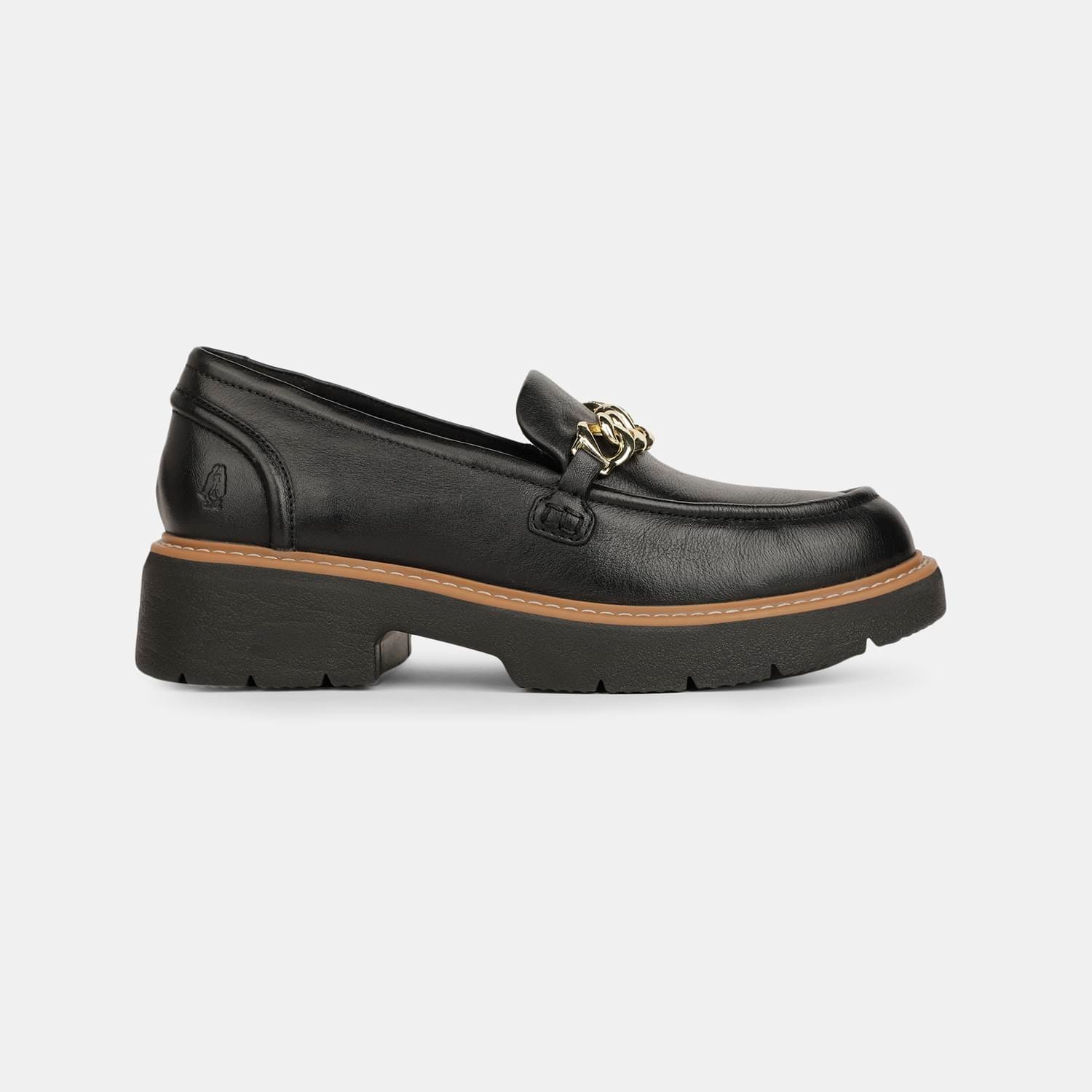 Hush Puppies Black Loafers For Women