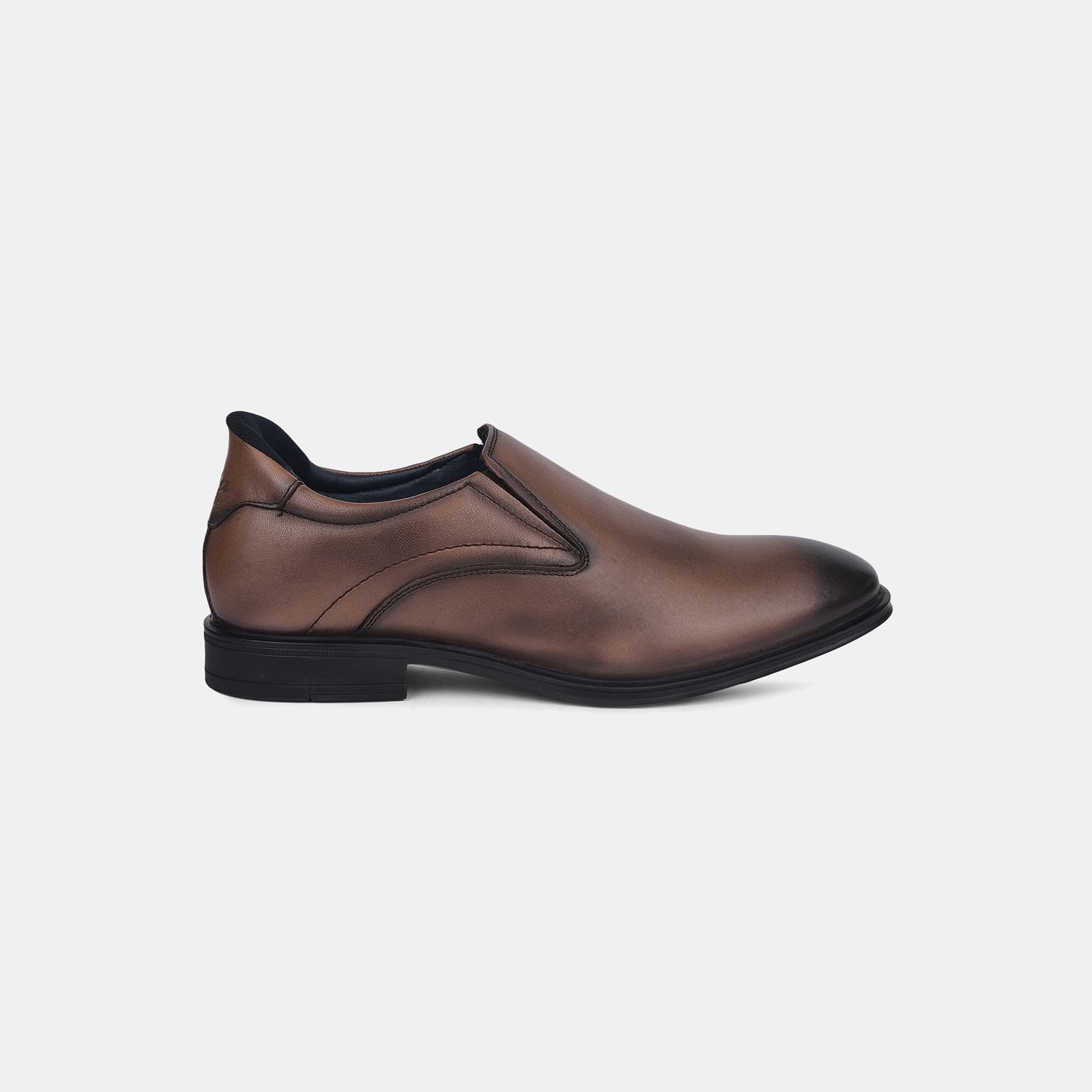 Bata Brown Formal Slip-On Shoes For Men