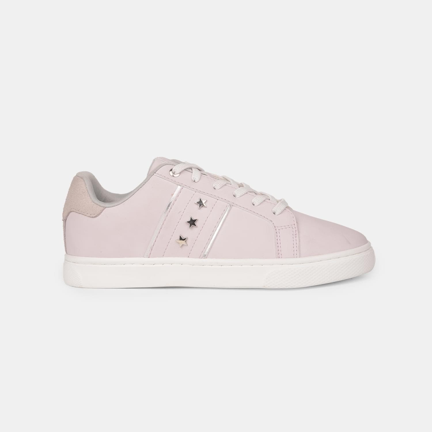 Hush Puppies Pink Lace Up Casual Shoes For Women