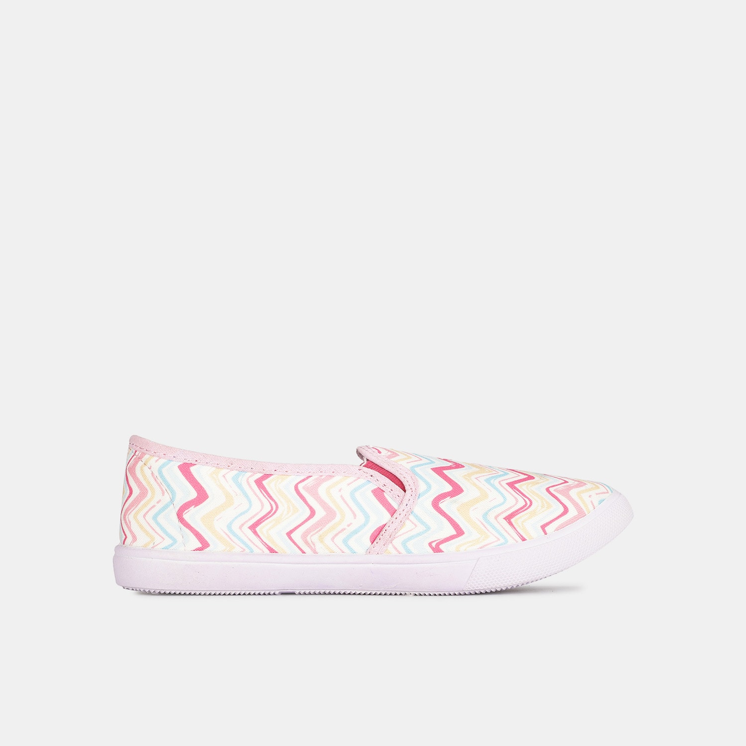 Bata White Slip-on Casual Shoes for Women
