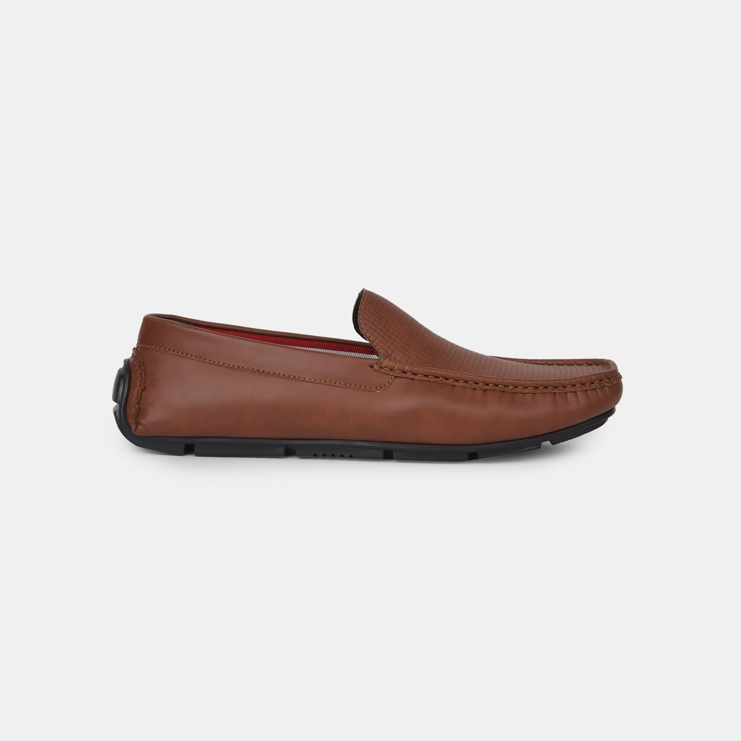 Red Label Tan Loafers For Men