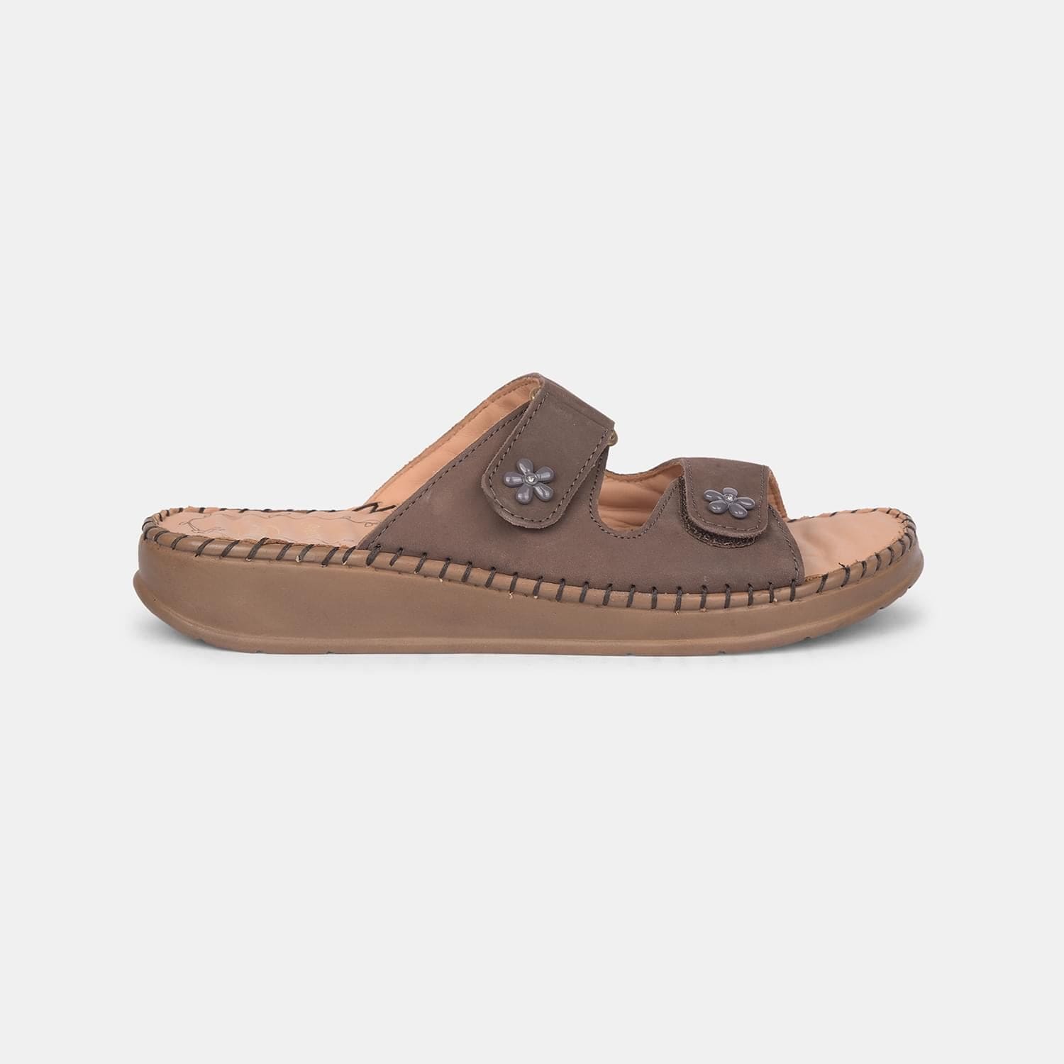 Scholl brown flats for women