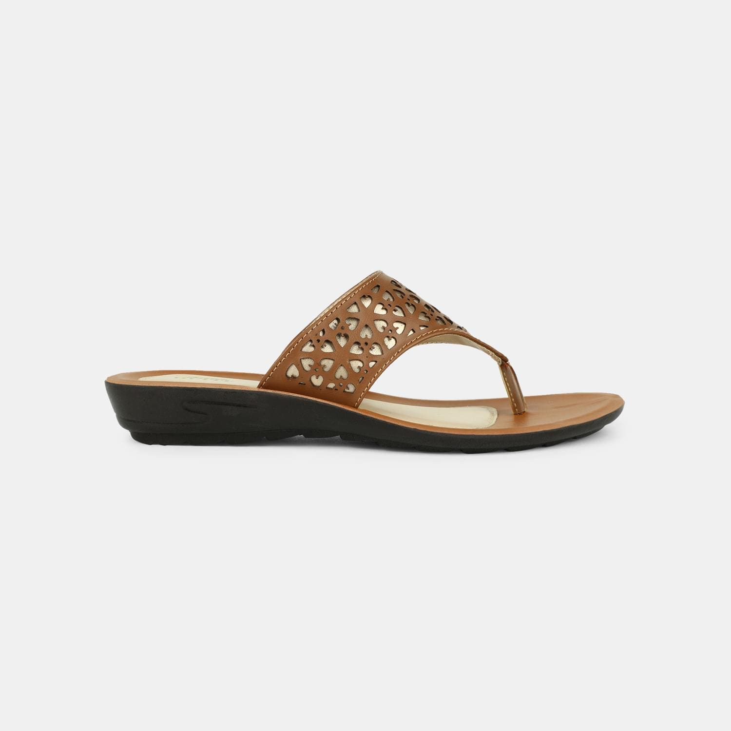 BATA BROWN THONG FOR WOMEN