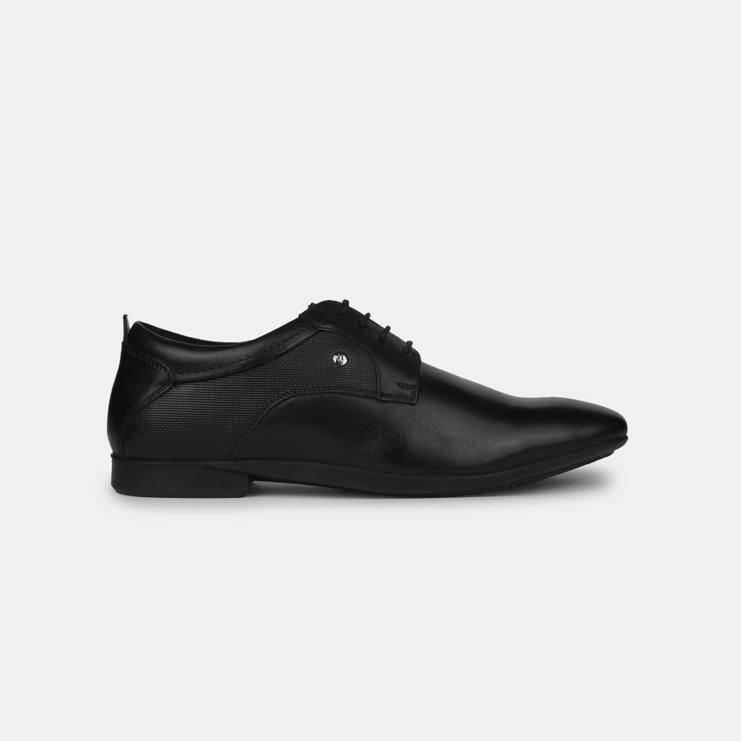 Hush Puppies Black Derby Formal Shoes For Men