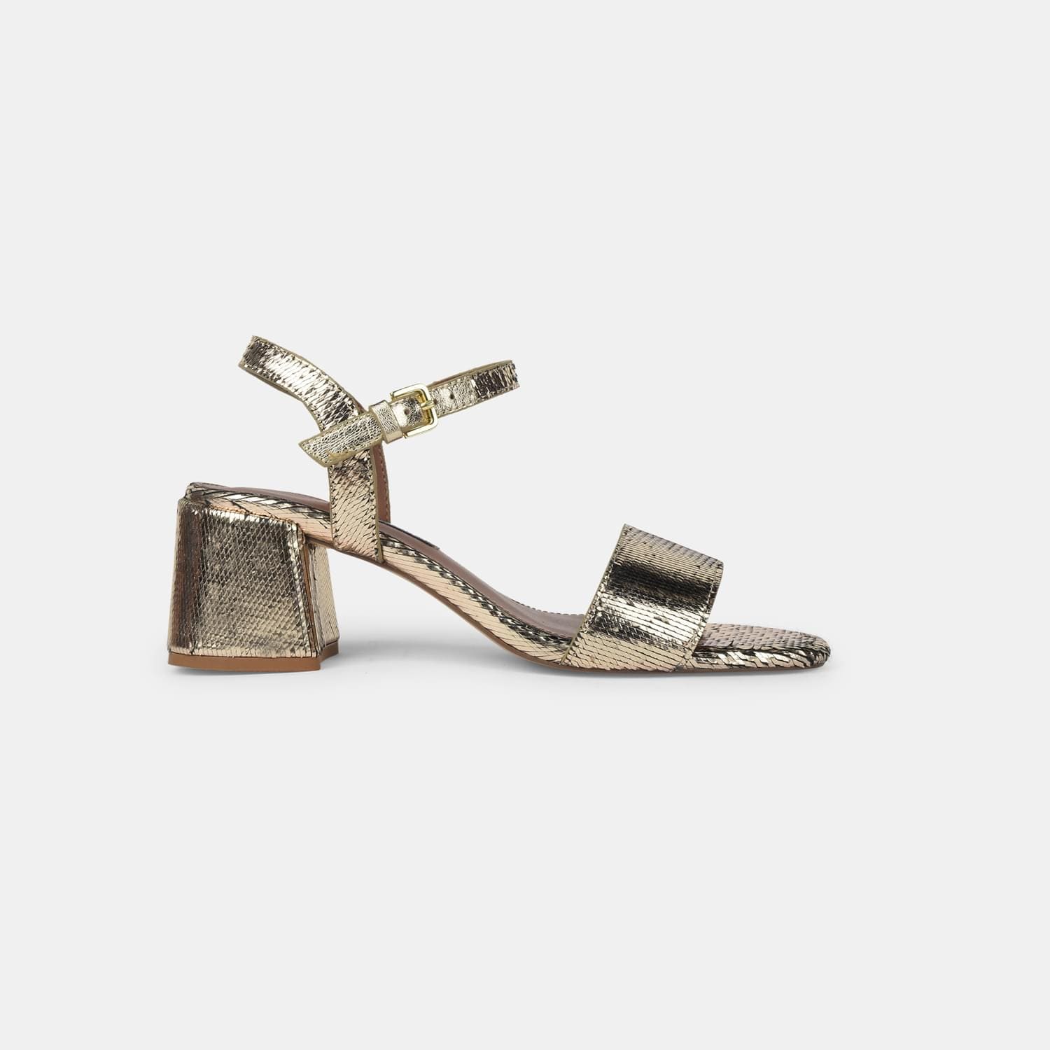 NINE WEST GOLD SANDAL FOR WOMEN