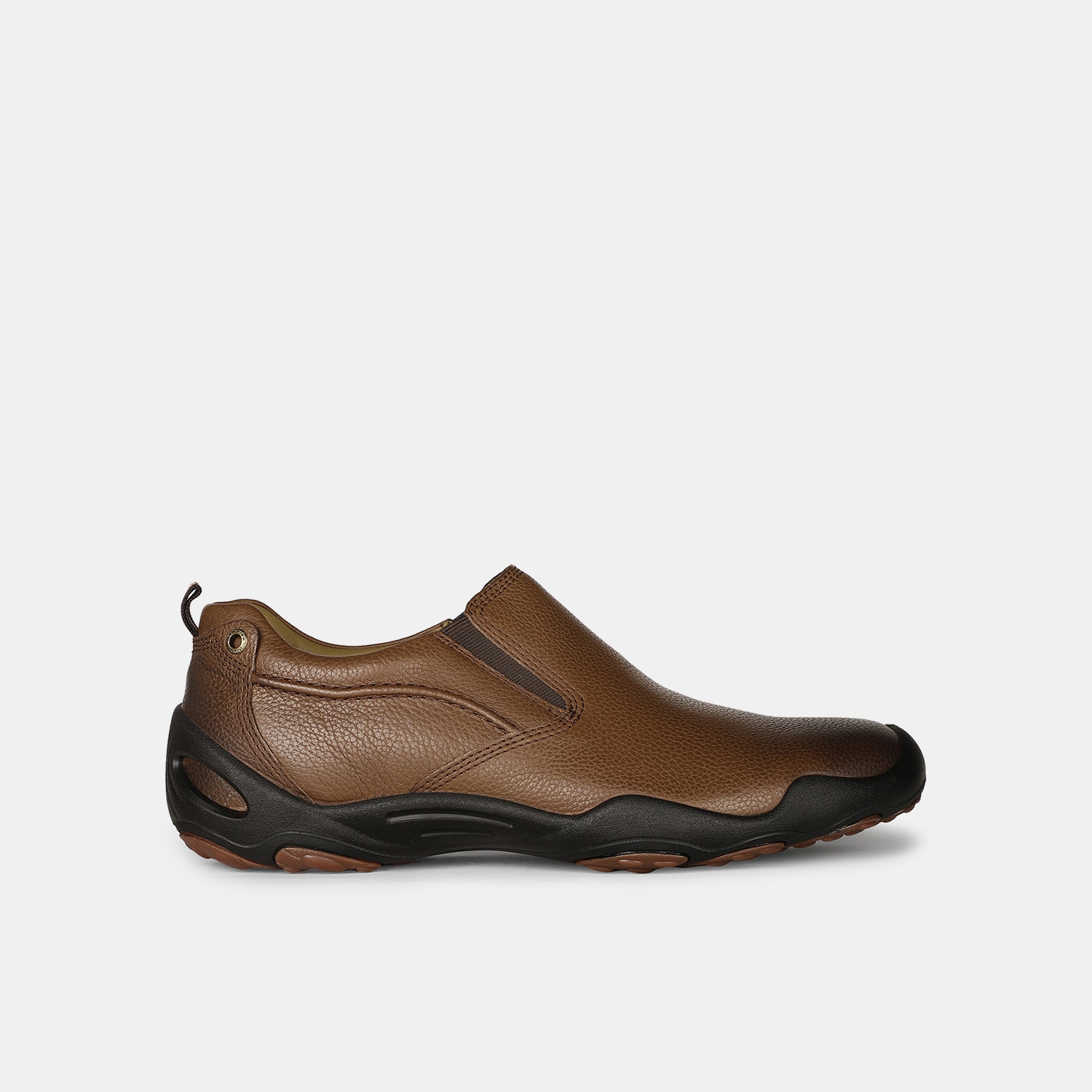 Hush Puppies Brown Slip On Casual Shoes For Men