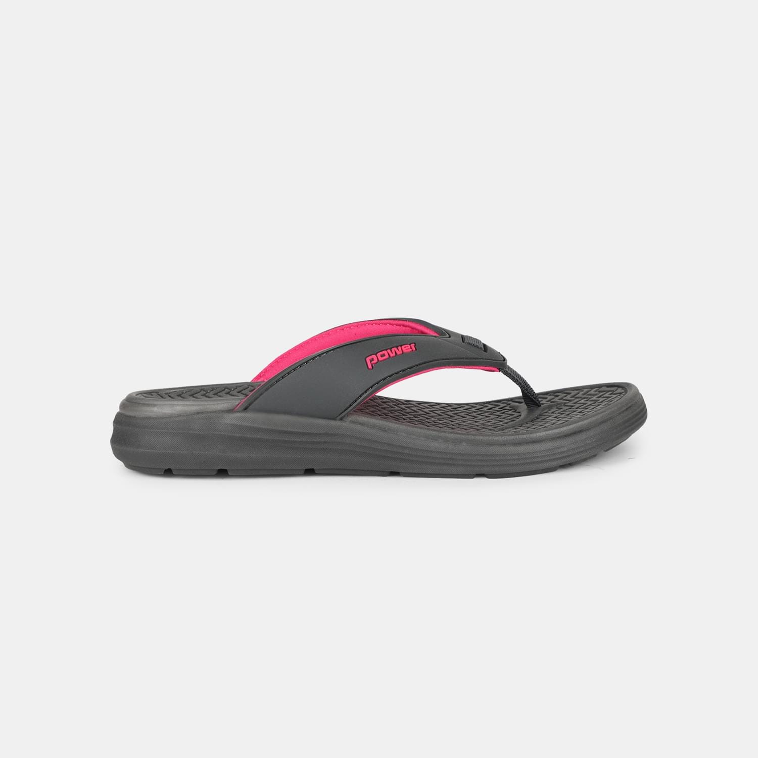 Power Grey Flip Flops For Women