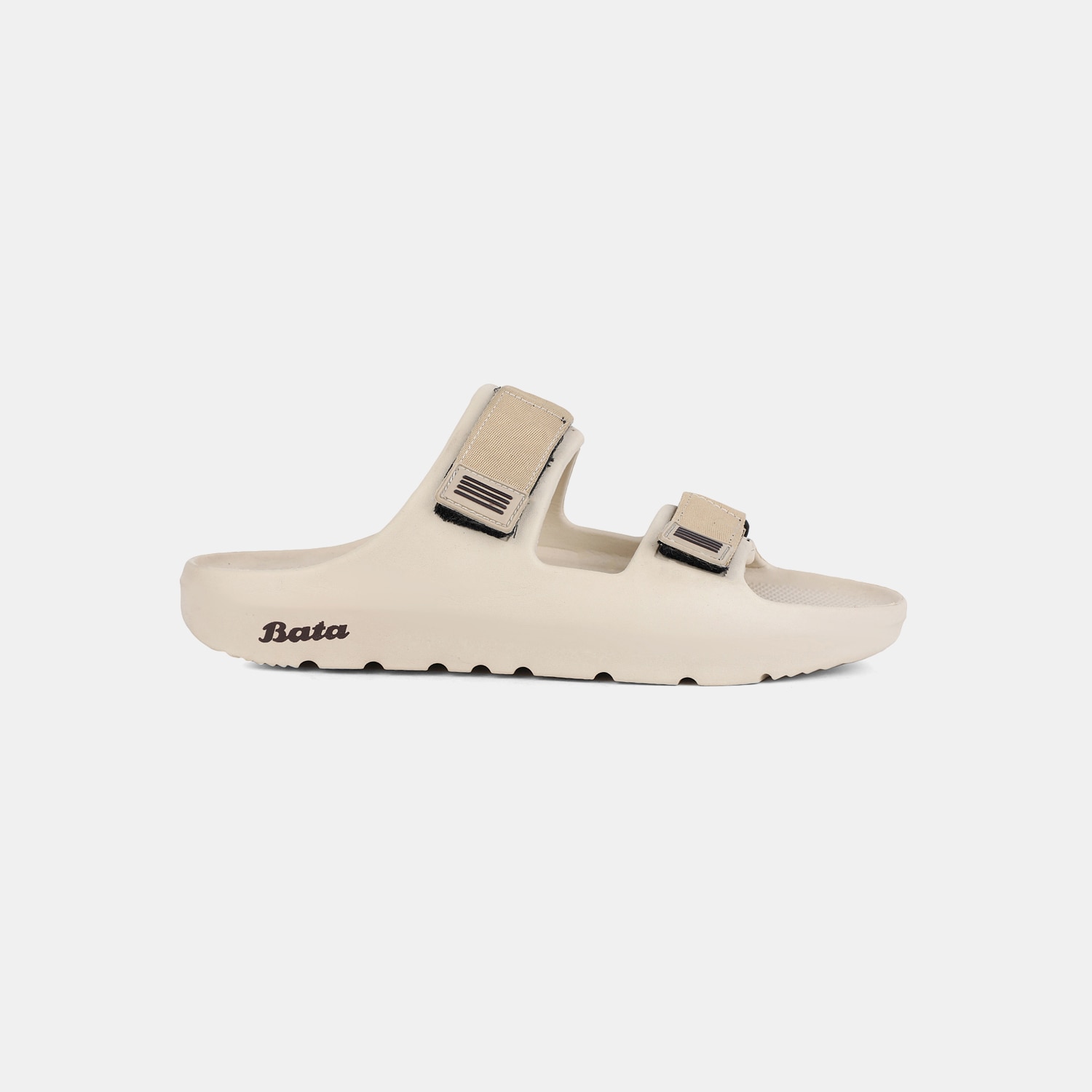 Bata Beige Slippers & Flipflop For Men