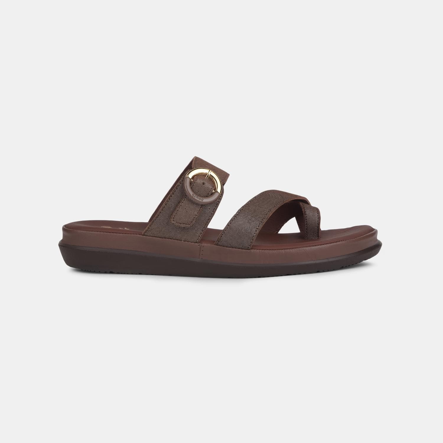 SCHOLL BROWN TOE RING FOR WOMEN