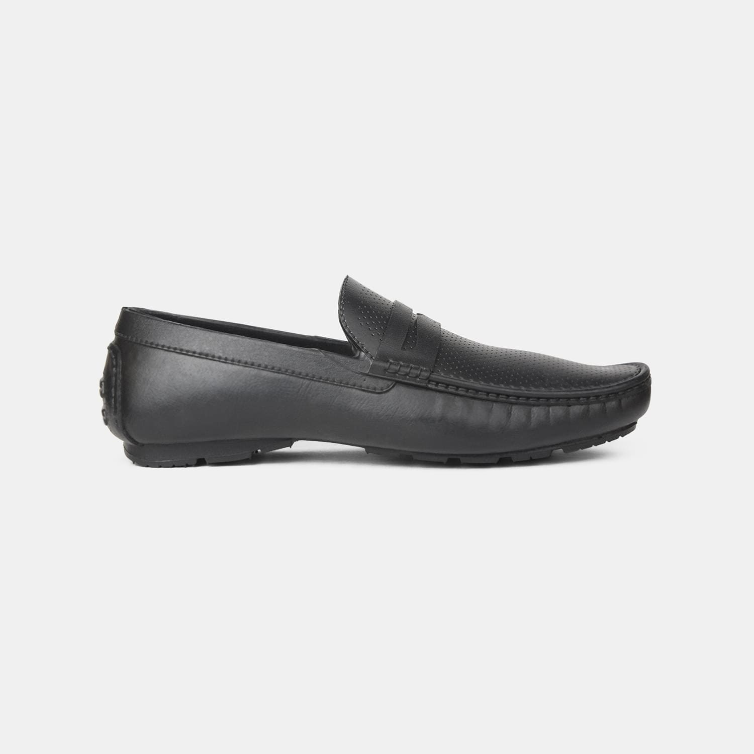 Bata Black Loafers For Men