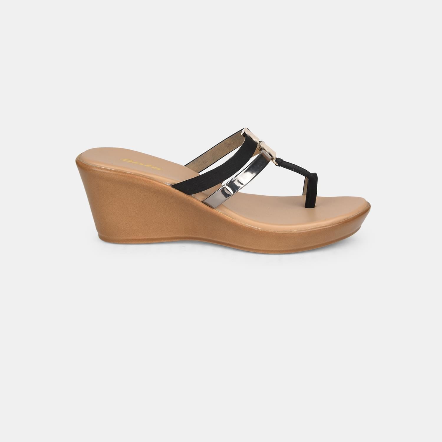 Bata Black Heel Sandals for Women
