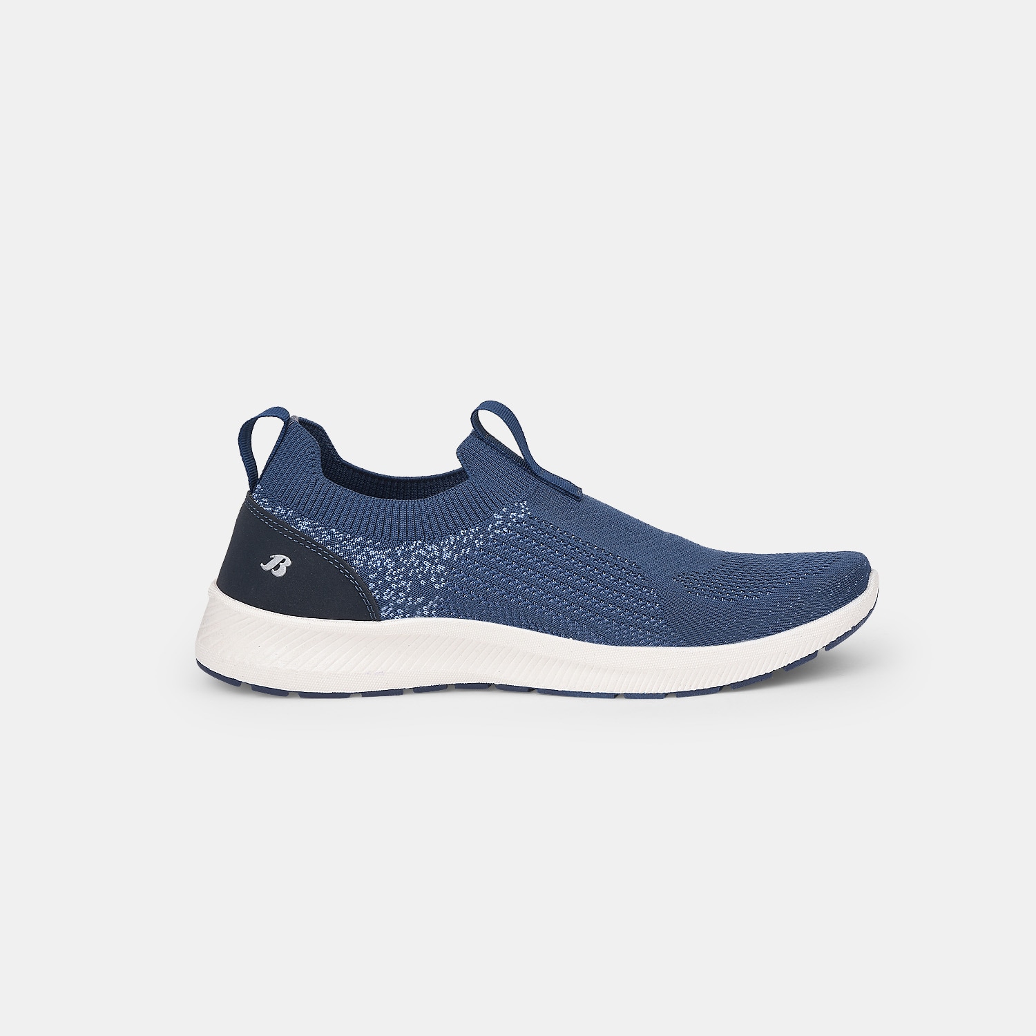 Bata Navy Slip-On Casual Shoes For Men