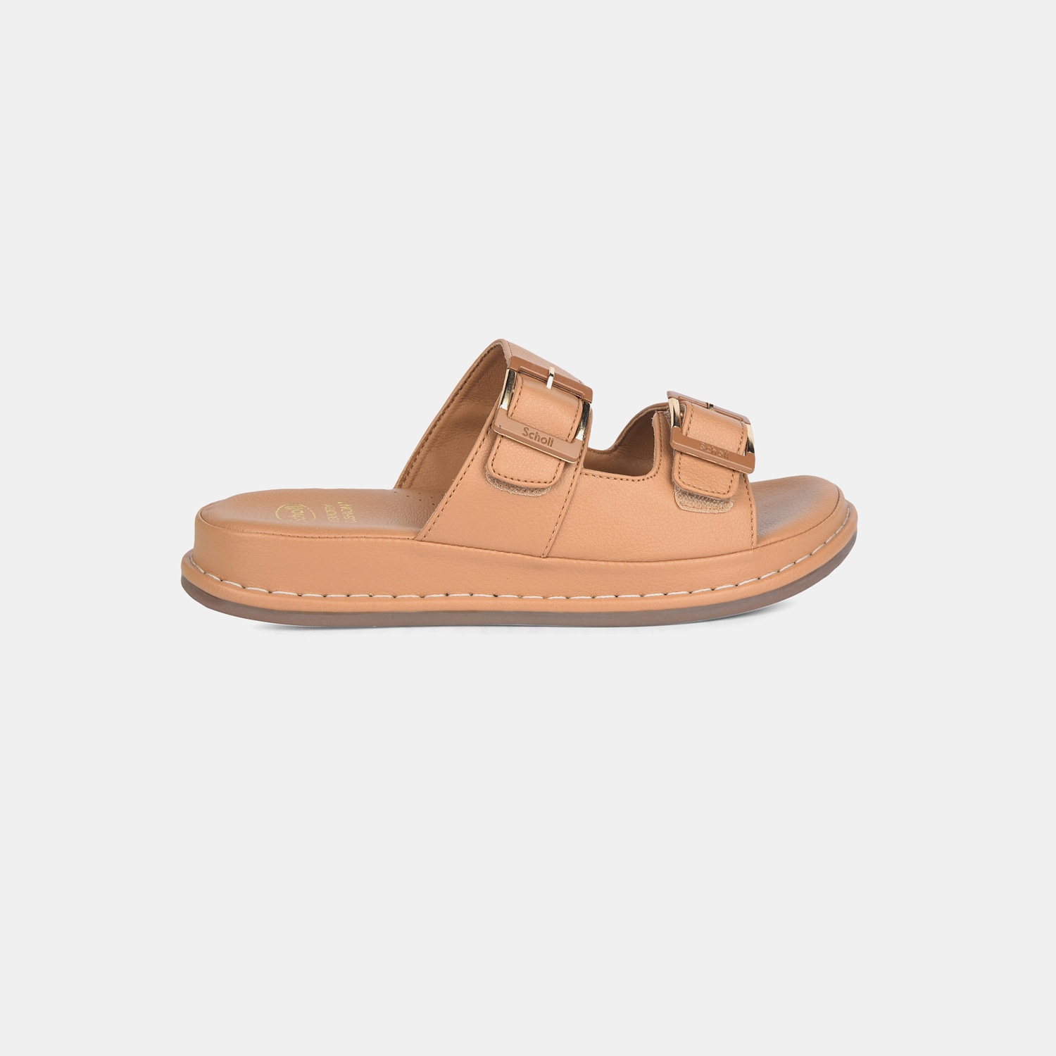 Scholl Tan Mule For Women