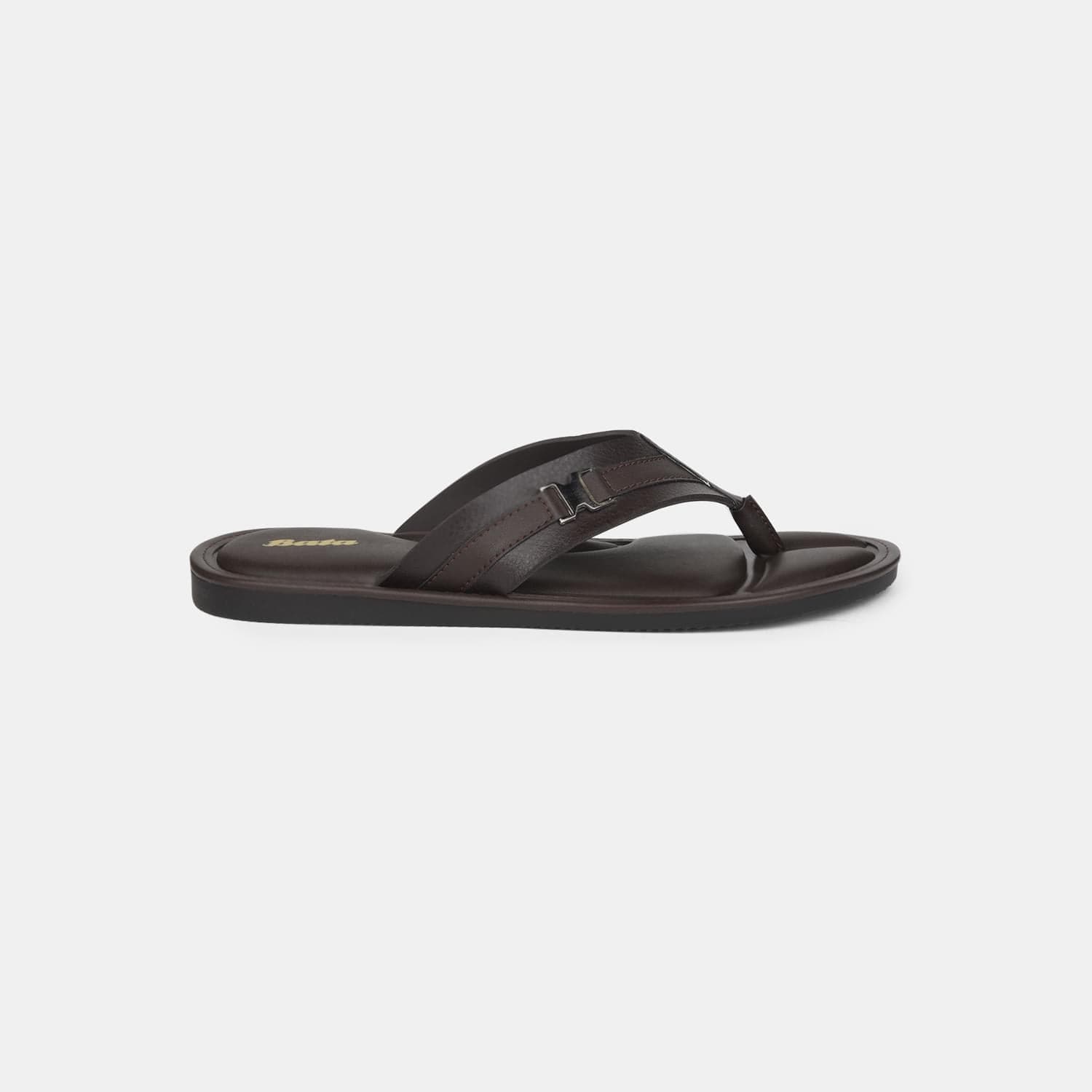Bata Dark Brown Thong for Men