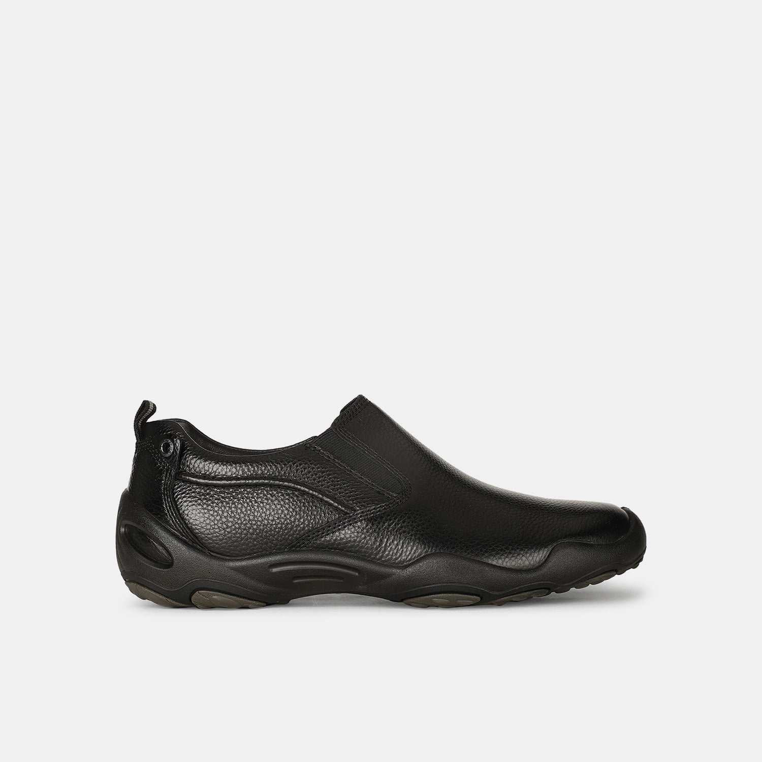 Hush Puppies Black Slip On Formal Shoes For Men