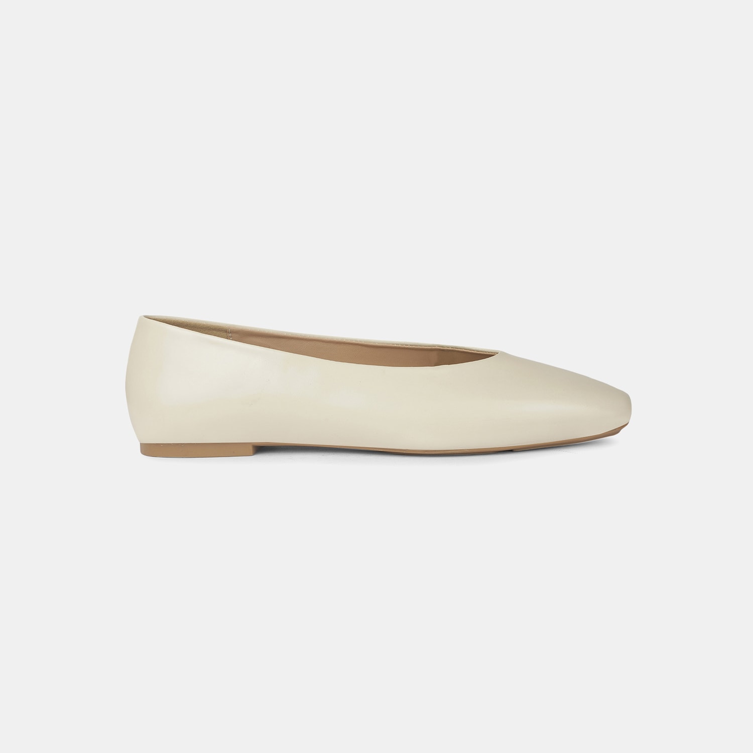 Bata Beige Ballerina For Women