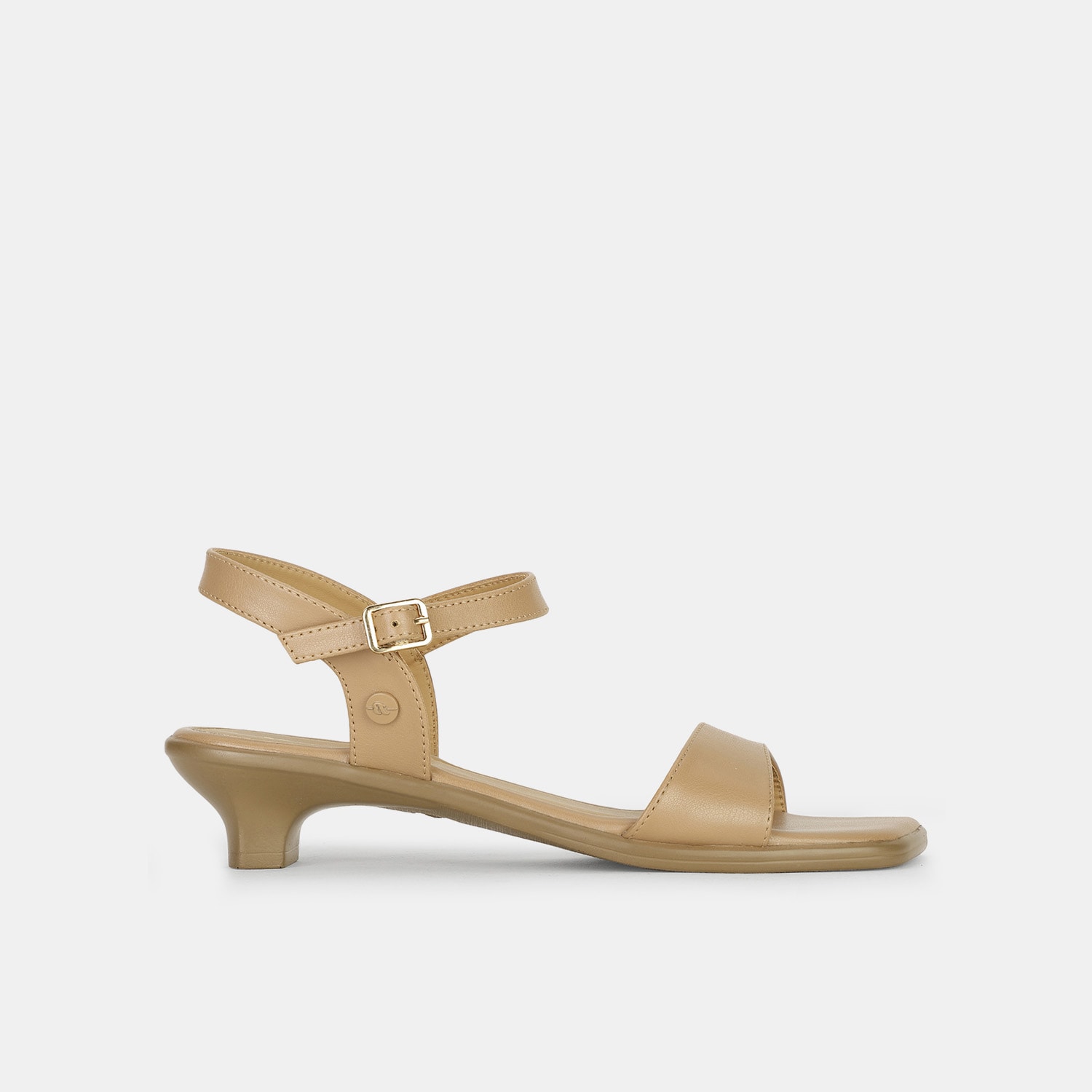 Bata light brown open toe sandals for women
