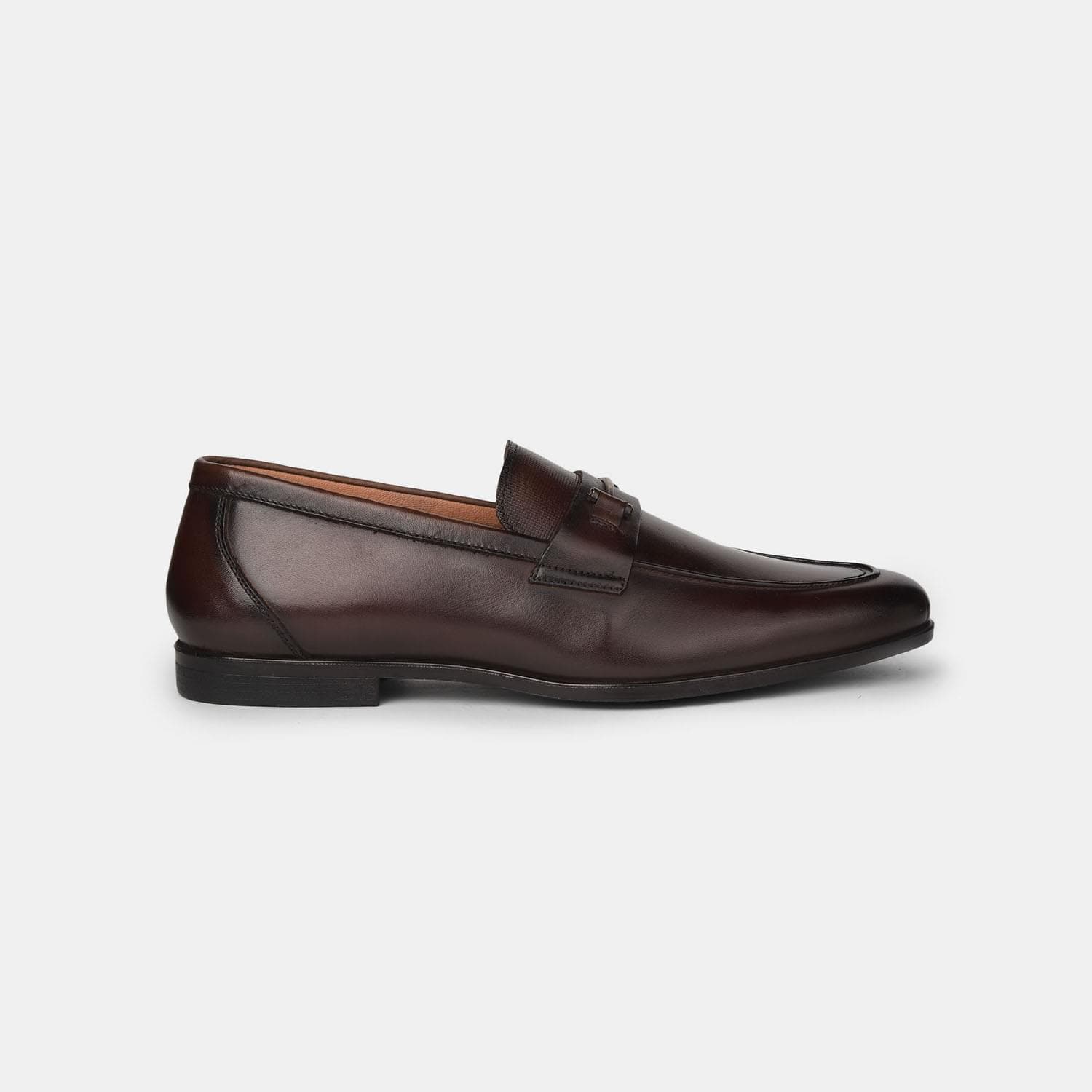 RED LABEL BROWN SLIP-ON CASUAL SHOES FOR MEN