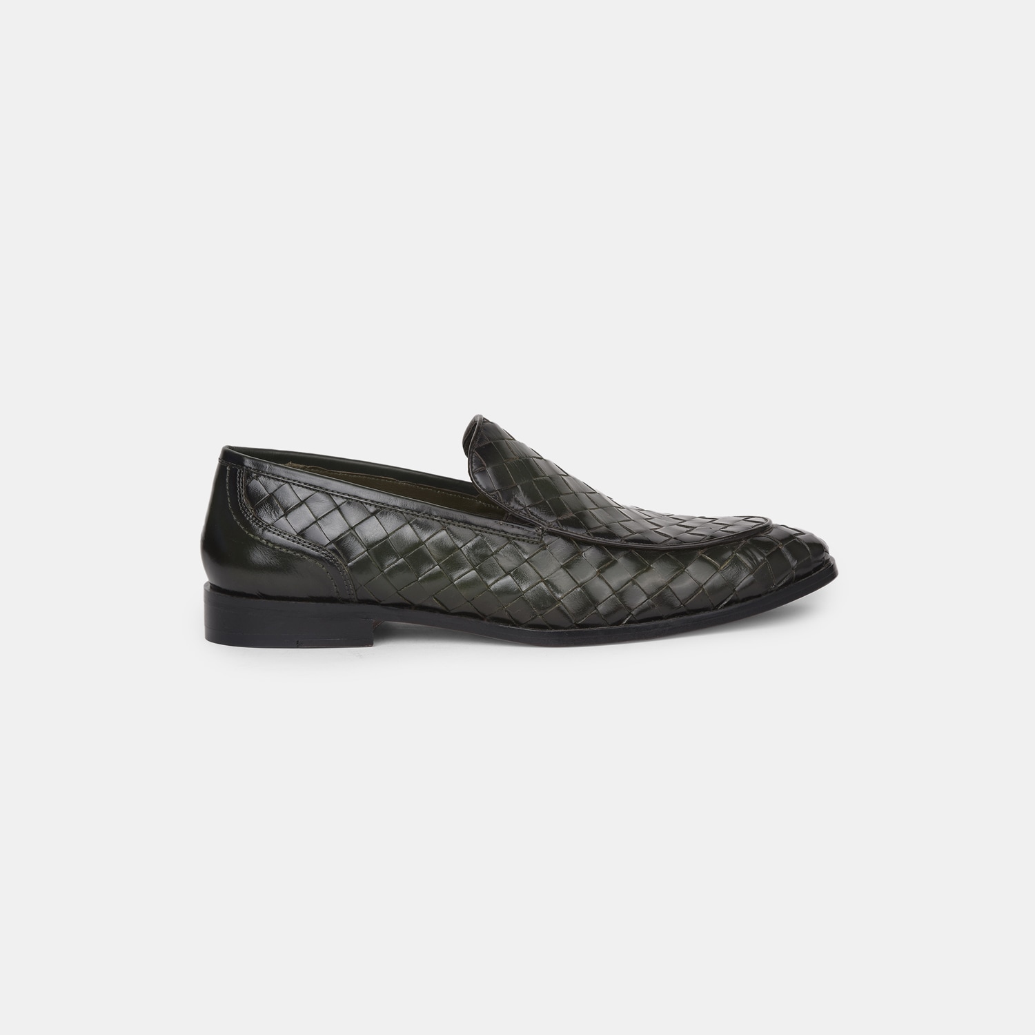 Hush Puppies Olive Formal Slip-On Shoes For Men