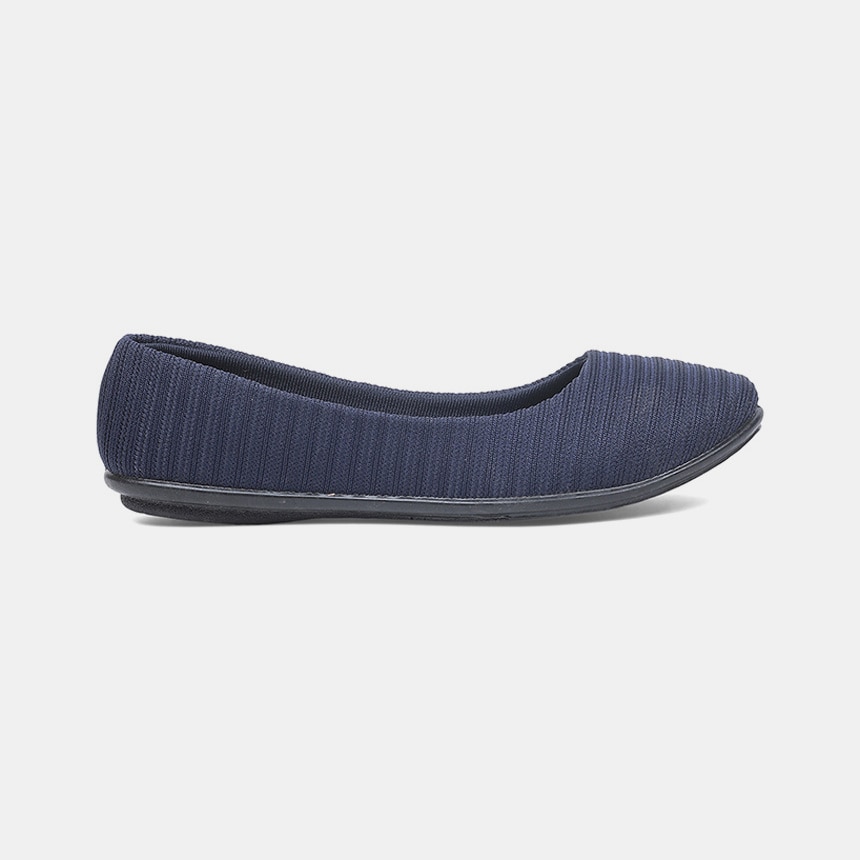 Bata Navy Ballerina For Women