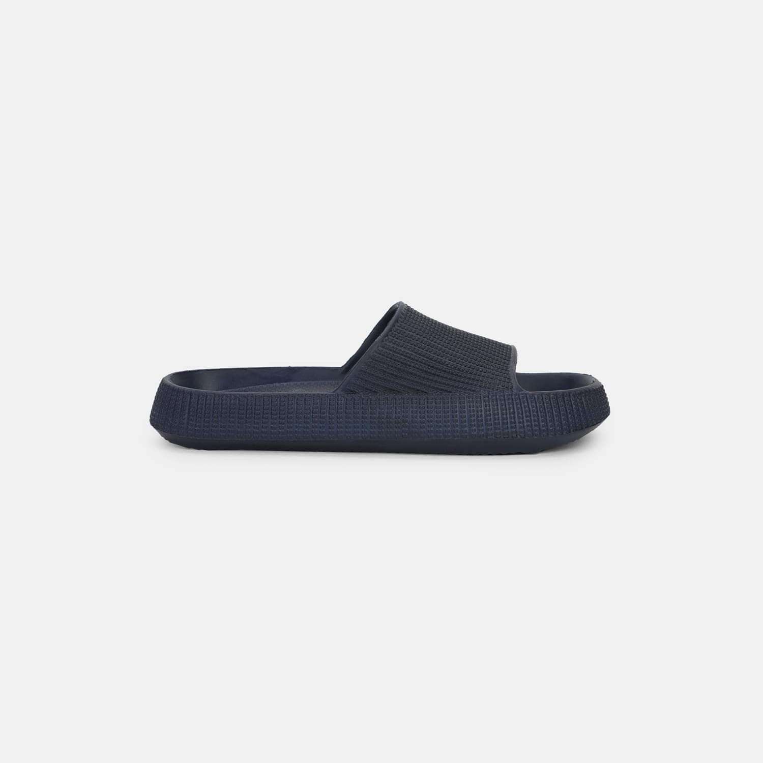 Bata Navy Slider Mules for Men