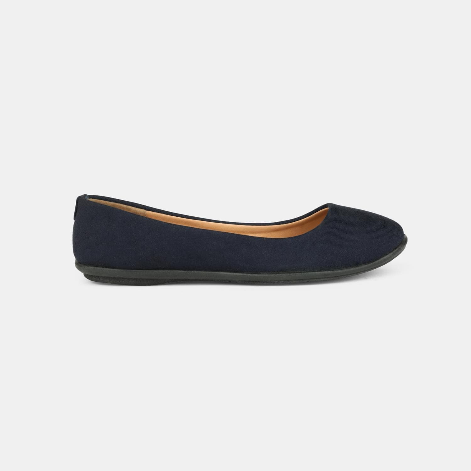 Bata blue solid ballerinas for women