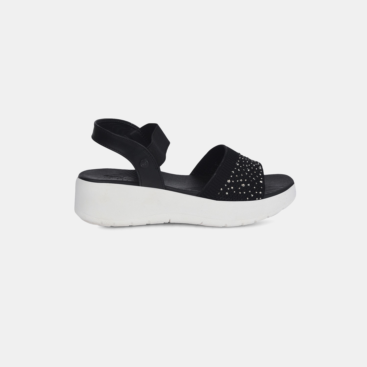 Bata Comfit Black Sandals For Women