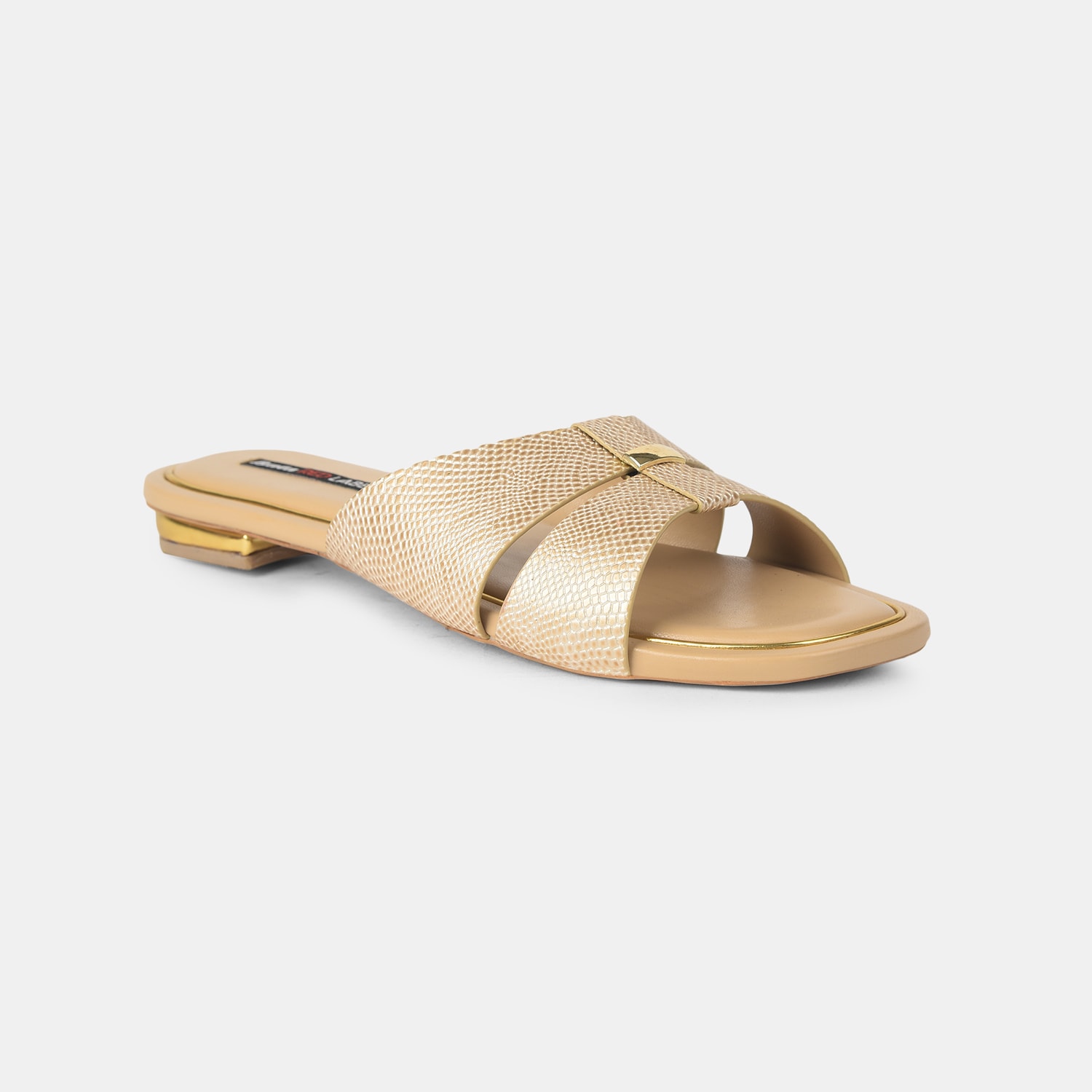 Red Label Beige Mule for Women