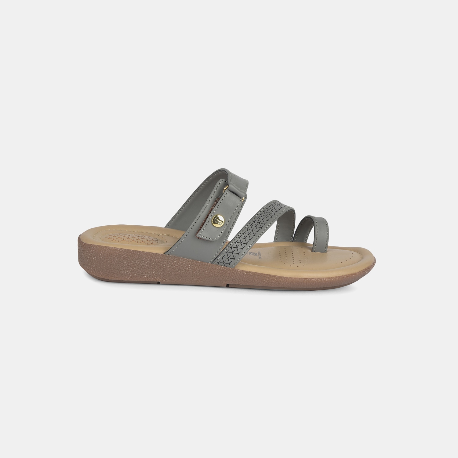 Bata Comfit Brown Toe Ring For Women