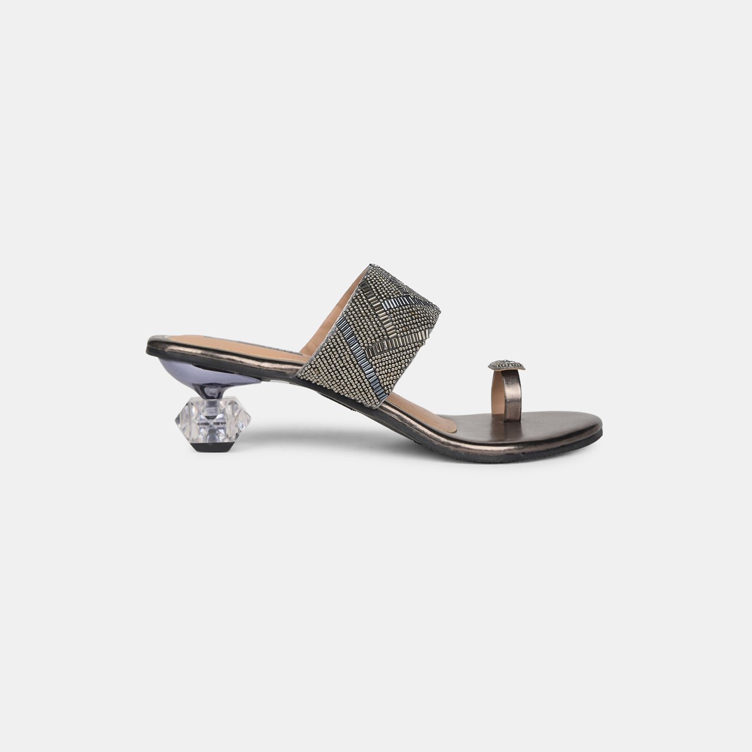Red Label Grey Toe Ring For Women