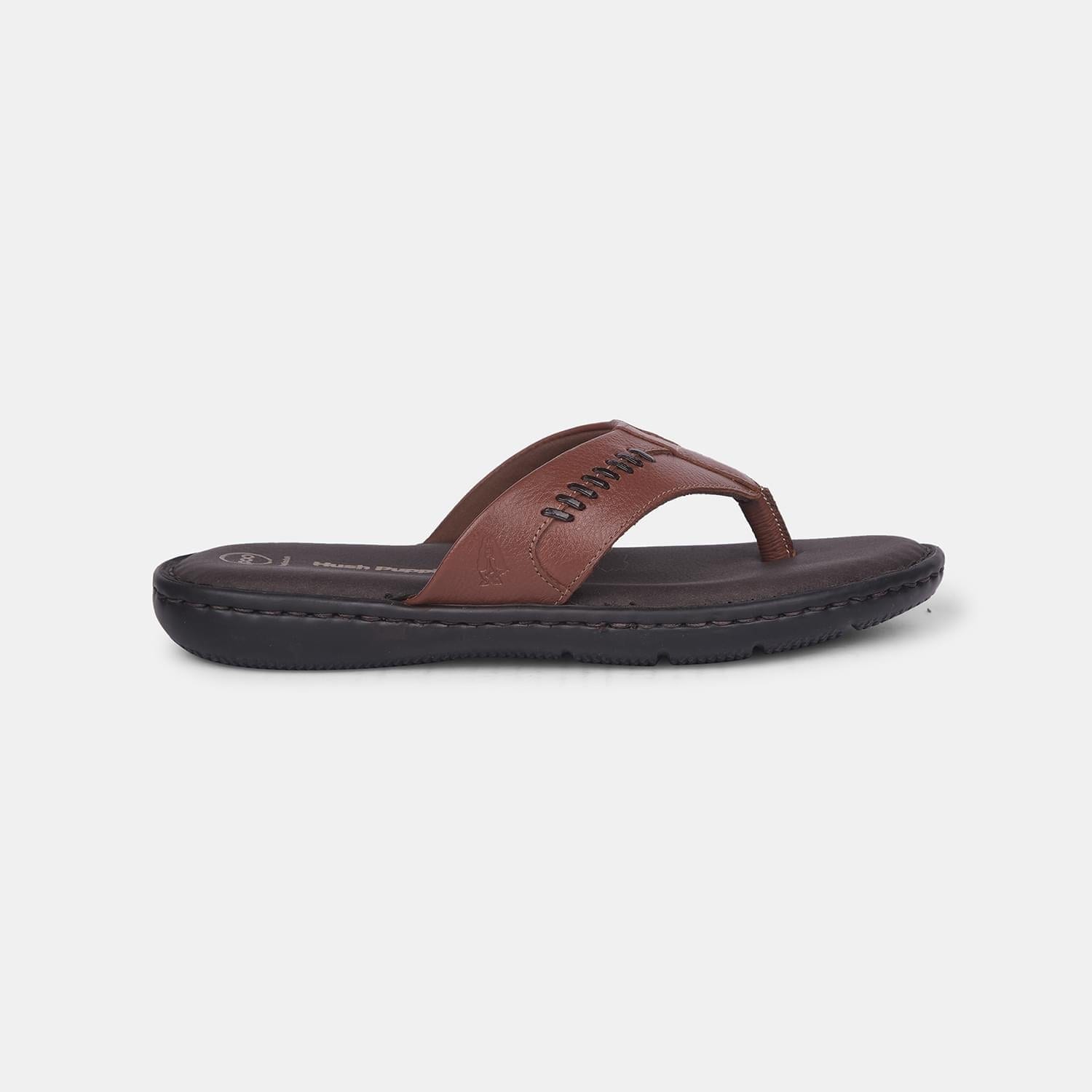 Hush Puppies Tan Everyday Lifestyle Flip Flop For Men
