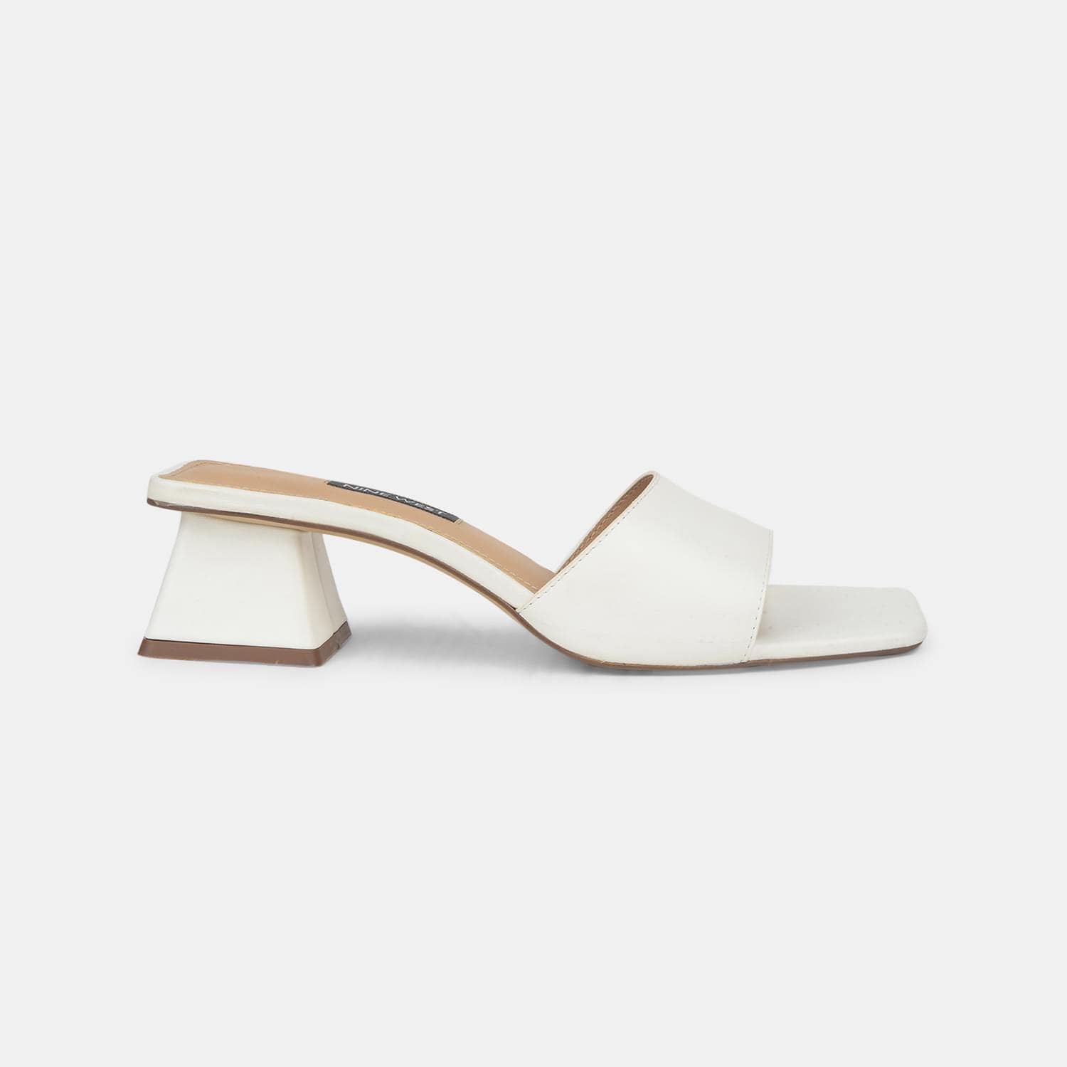 NINE WEST WHITE MULE FOR WOMEN