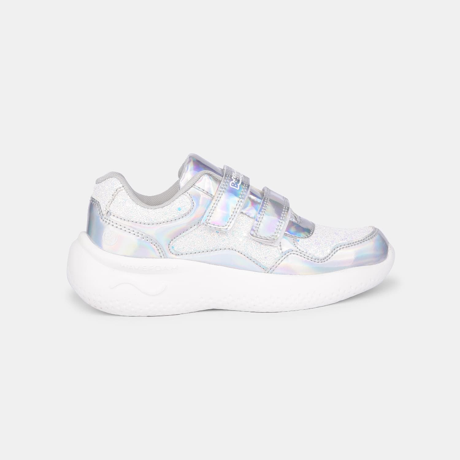 Bubblegummers silver sport shoes for kids