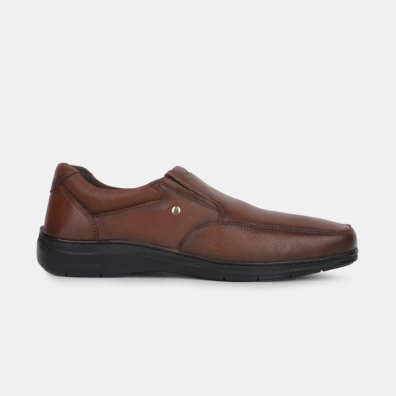 Hush Puppies Brown Slip On Formal Shoes For Men