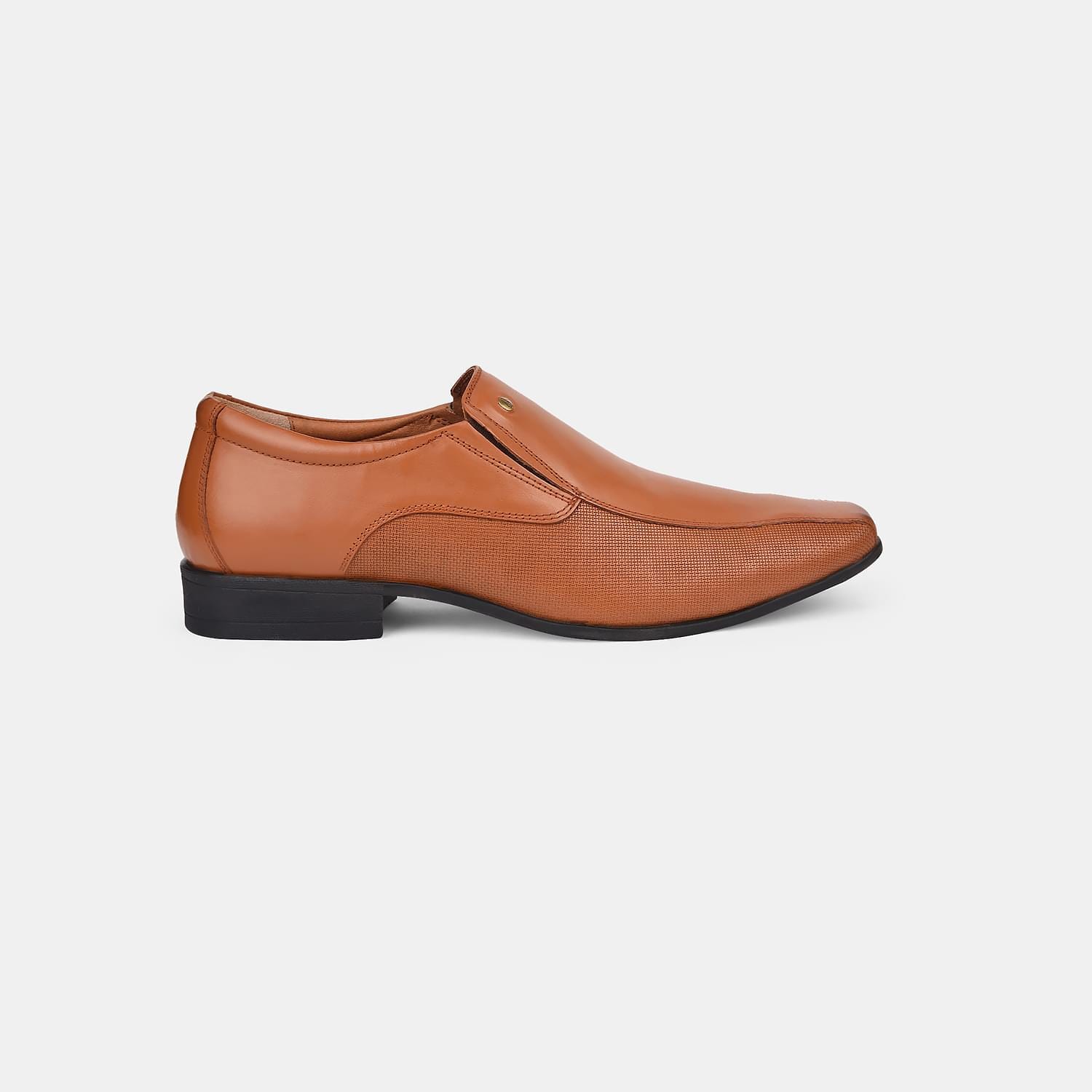 Hush Puppies Tan Slip On Formal Shoes For Men