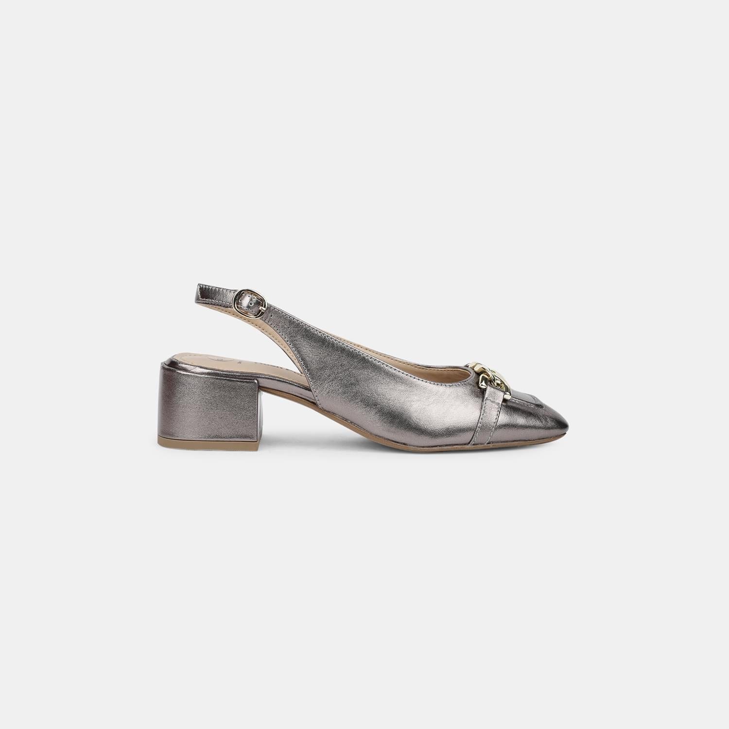 Hush Puppies Grey Heel Sandals For Women