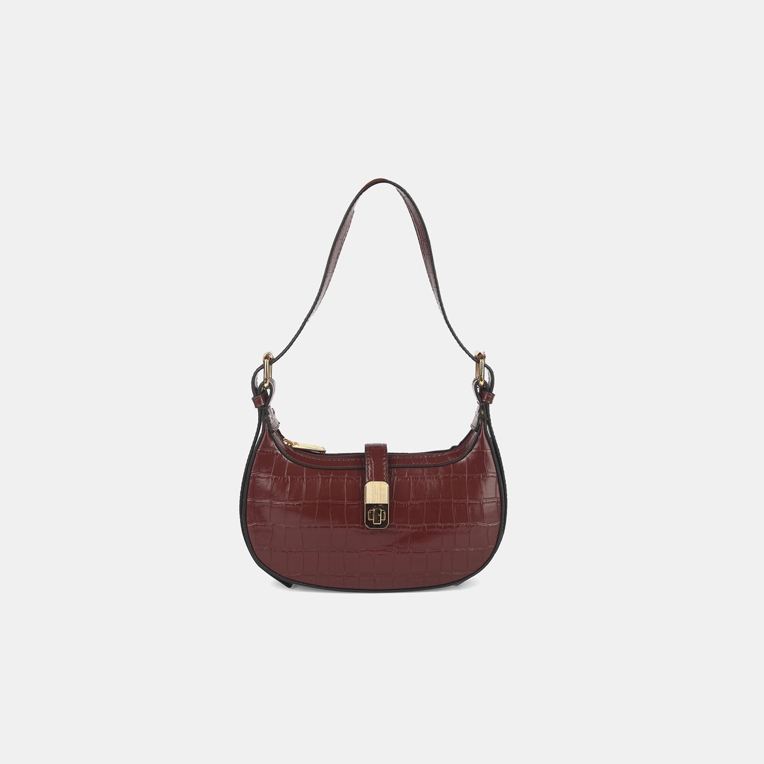 Bata Red Label Maroon Handbag For Women