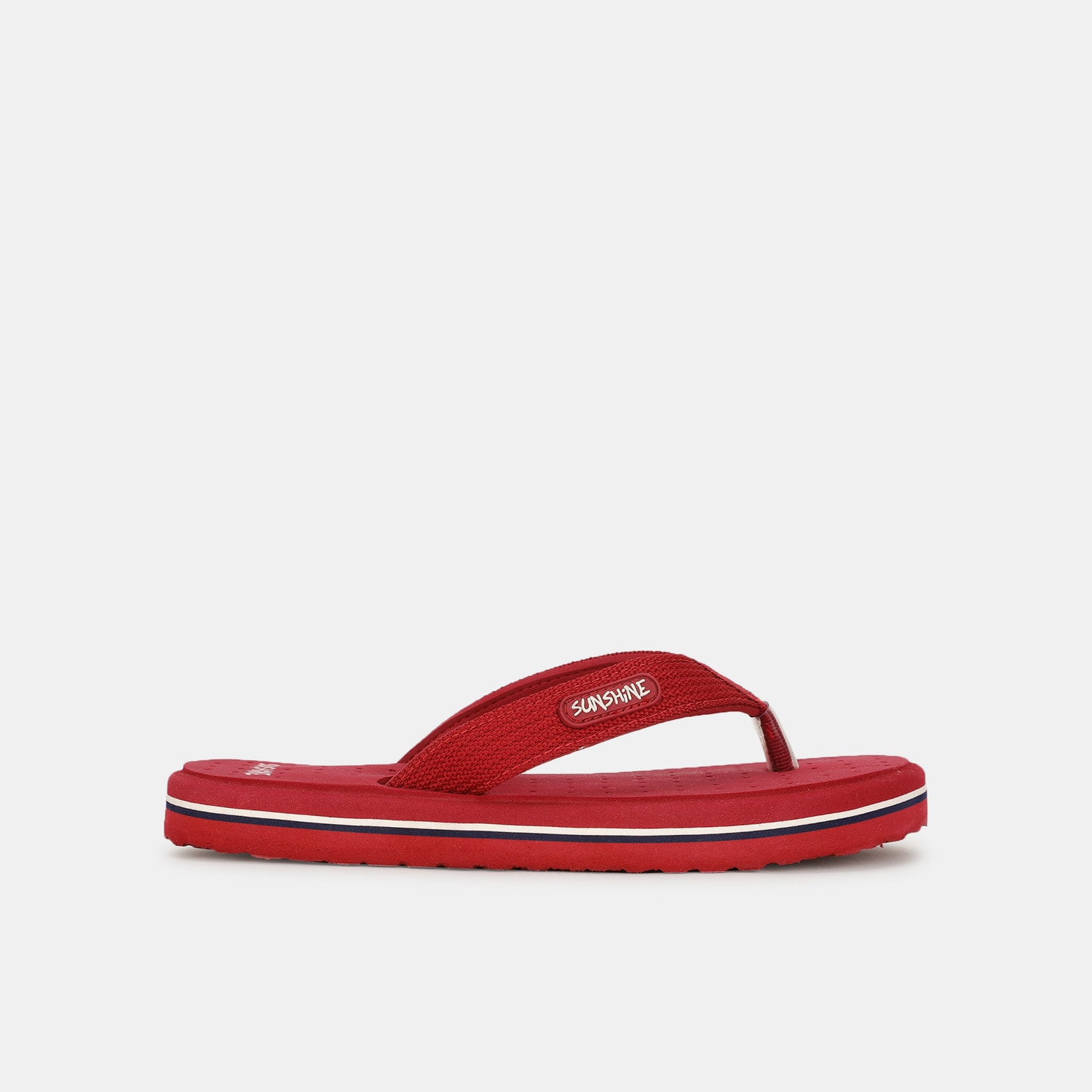 Bata sunshine maroon flip flop thongs for women