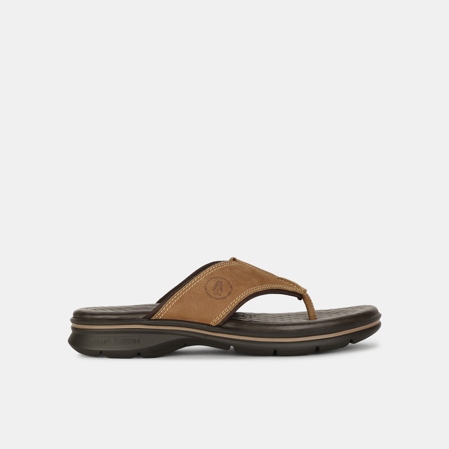 Hush Puppies Tan Everyday Lifestyle Flip Flop For Men