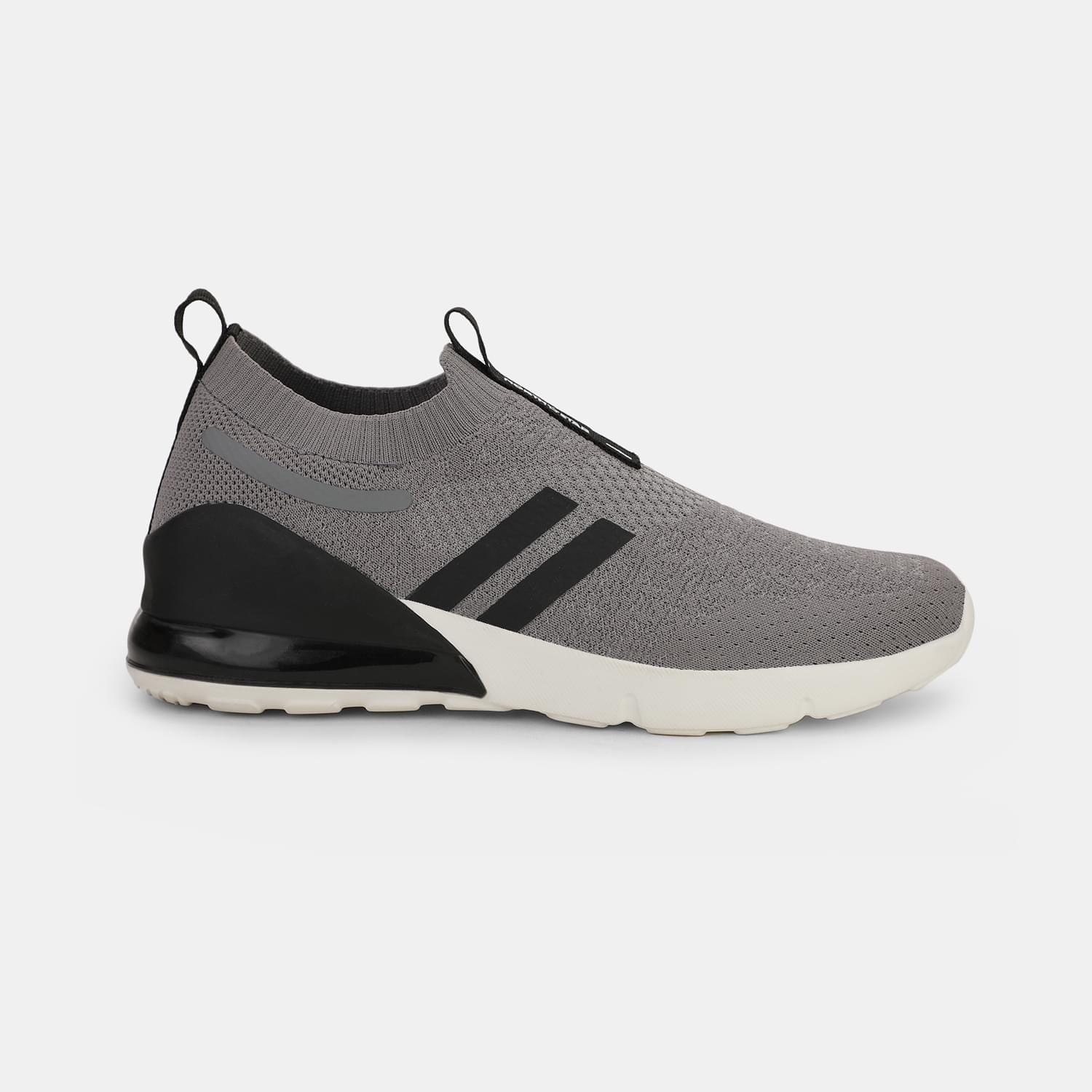 North star dark grey slip on shoes for men