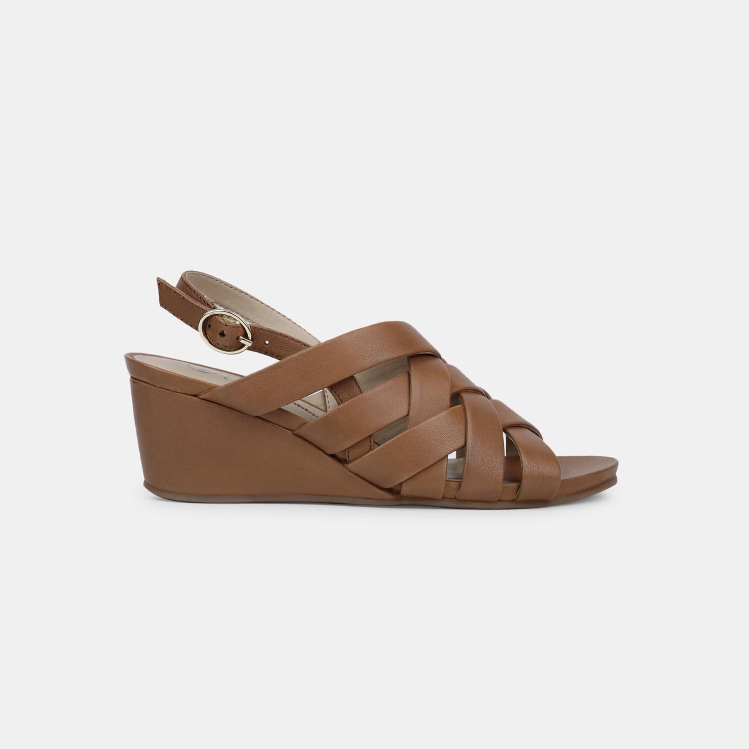 Hush Puppies Tan Heel Sandals For Women