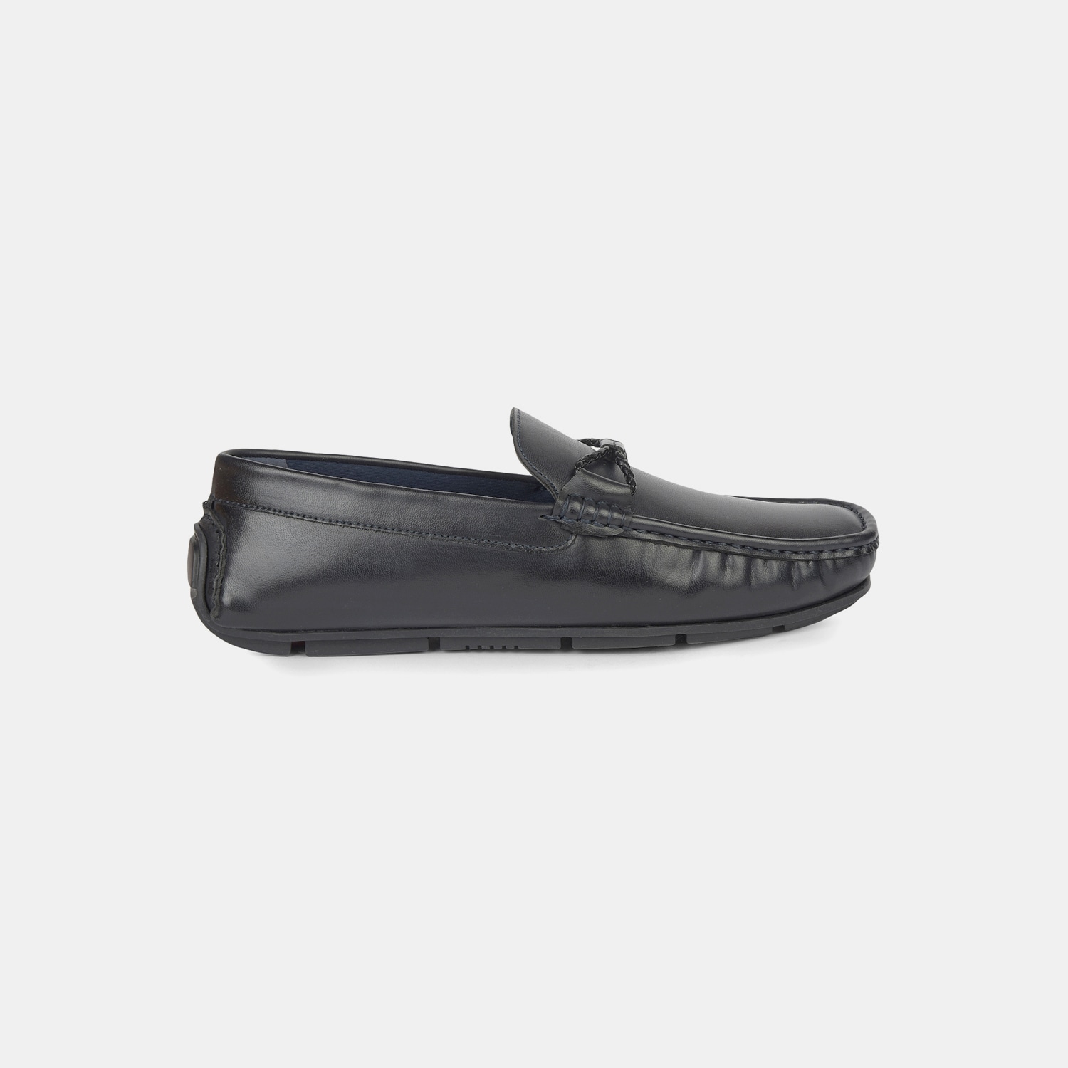 Bata Navy Loafers For Men