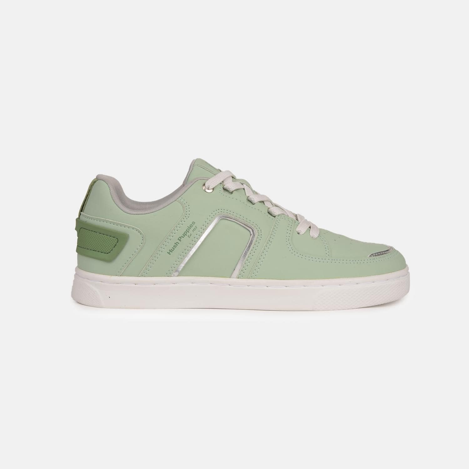 Hush Puppies Light Green Lace Up Casual Shoes For Women