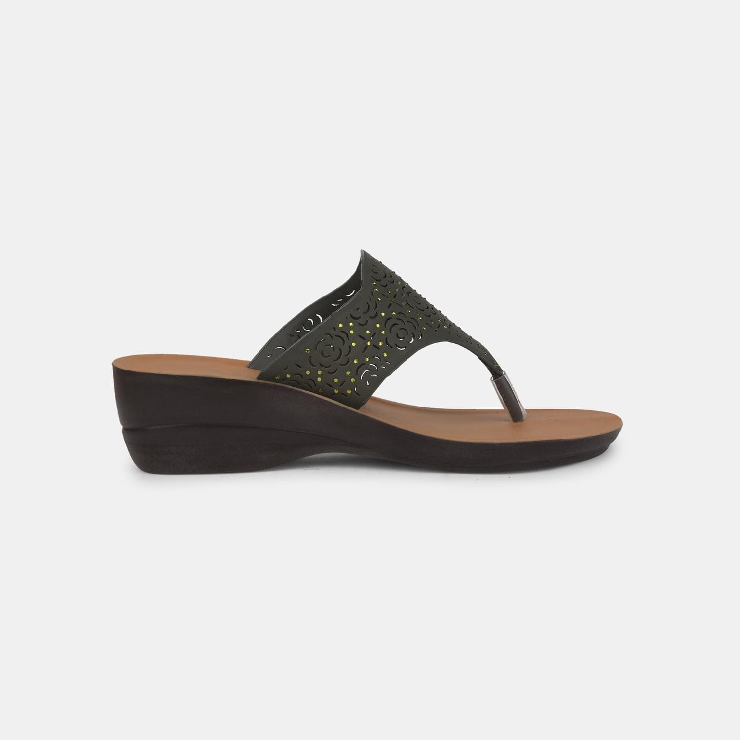 BATA LIGHT GREEN THONG FOR WOMEN