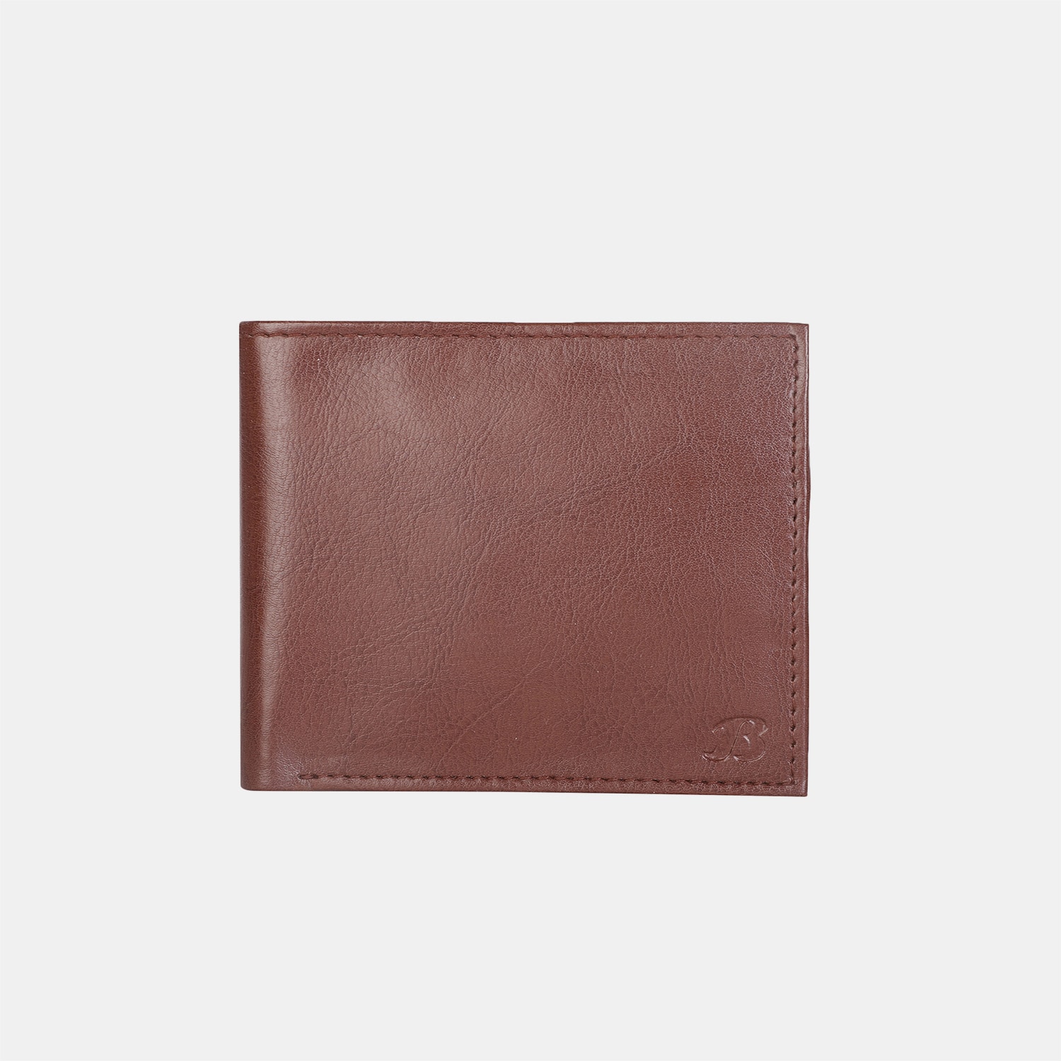 Bata tan brown two fold leather wallet for men