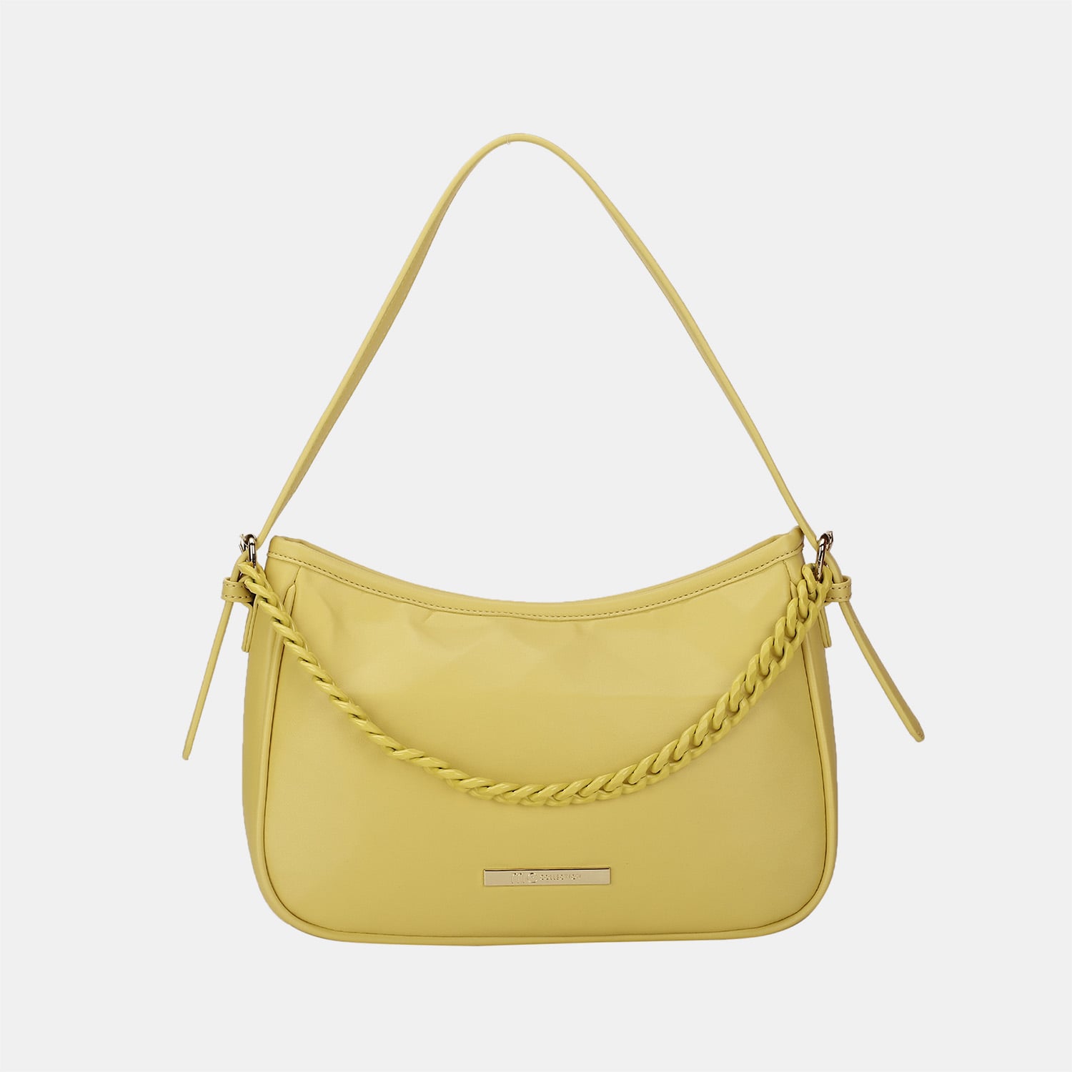 Marie claire light green structured handbag for women